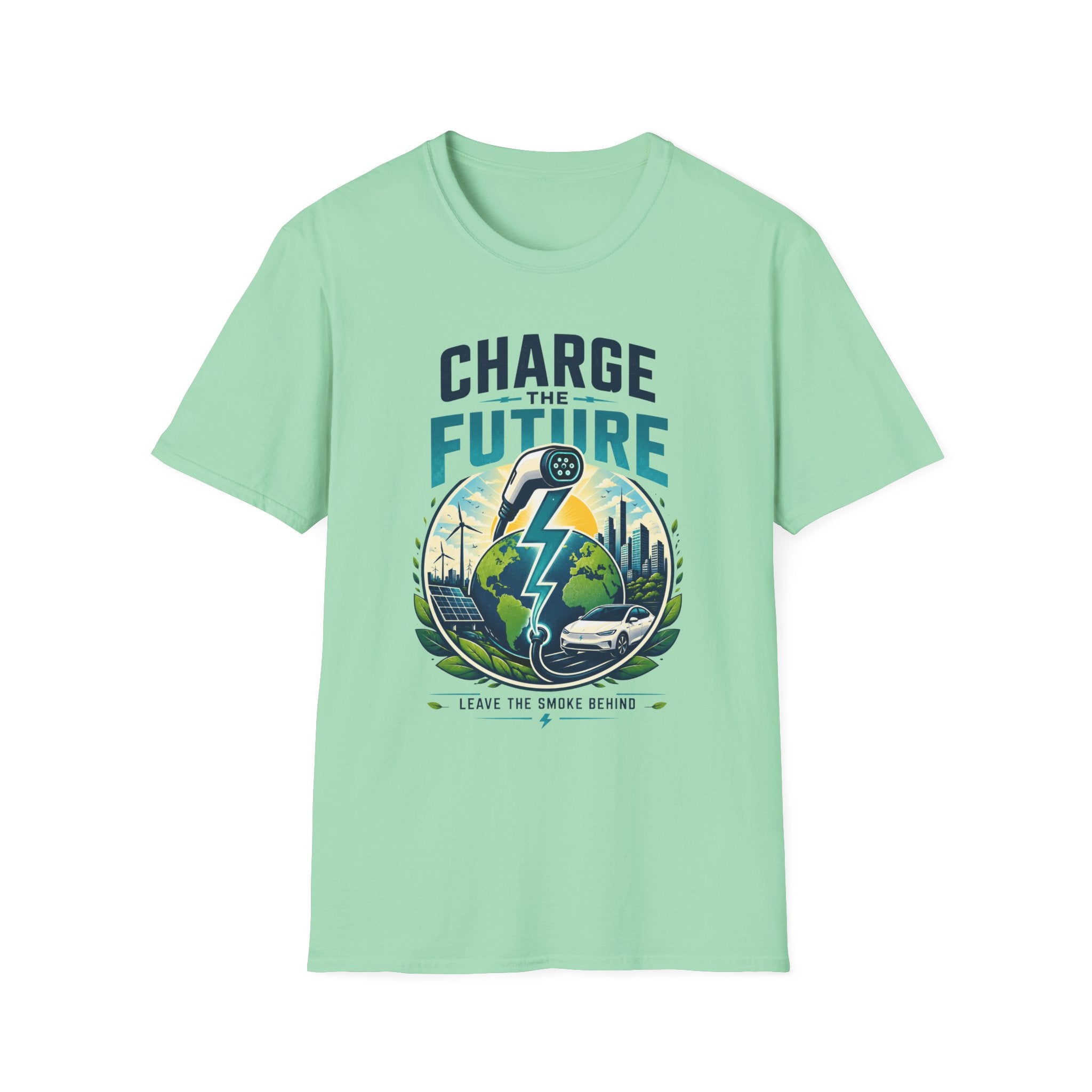 Charge the Future T-Shirt — Electric Vehicle EV Charging Graphic Tee