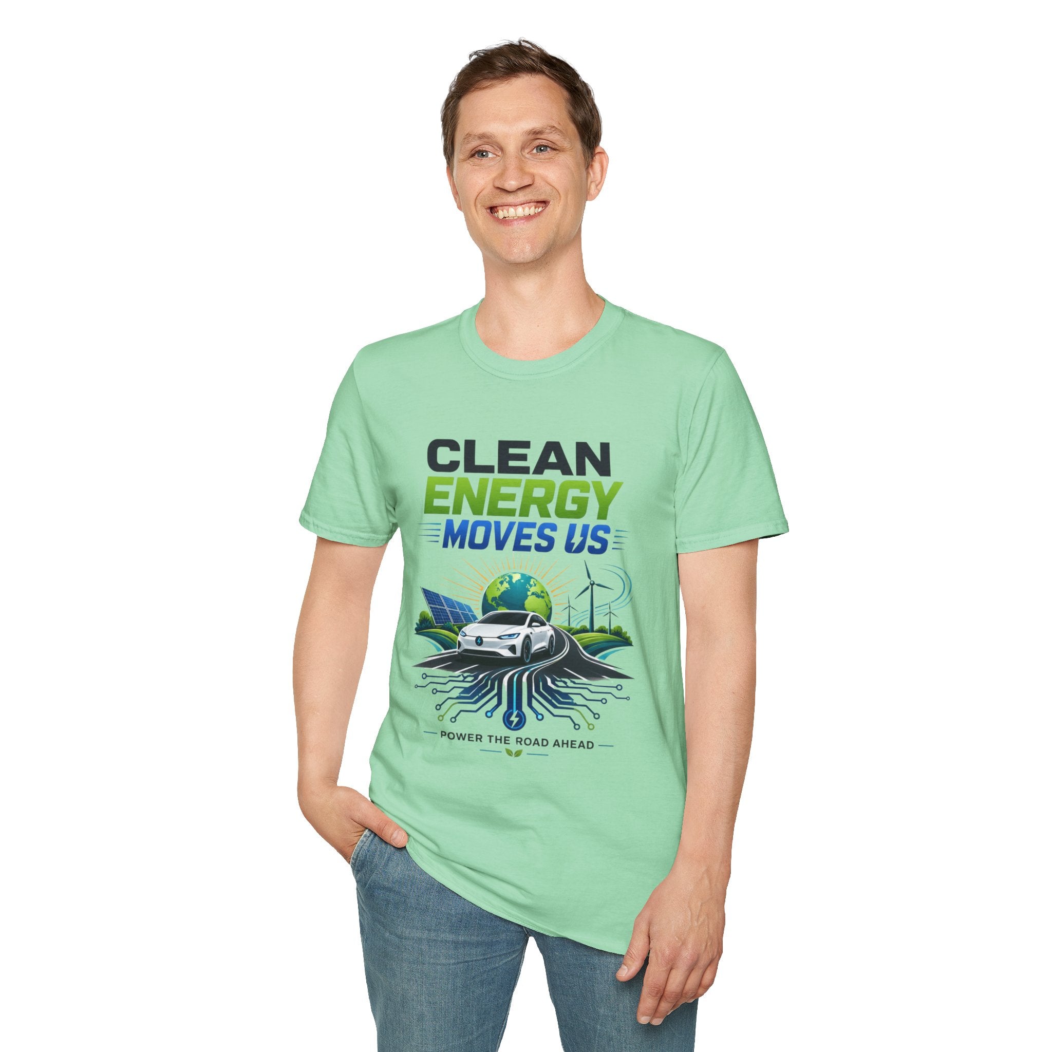 Clean Energy Moves Us T‑Shirt