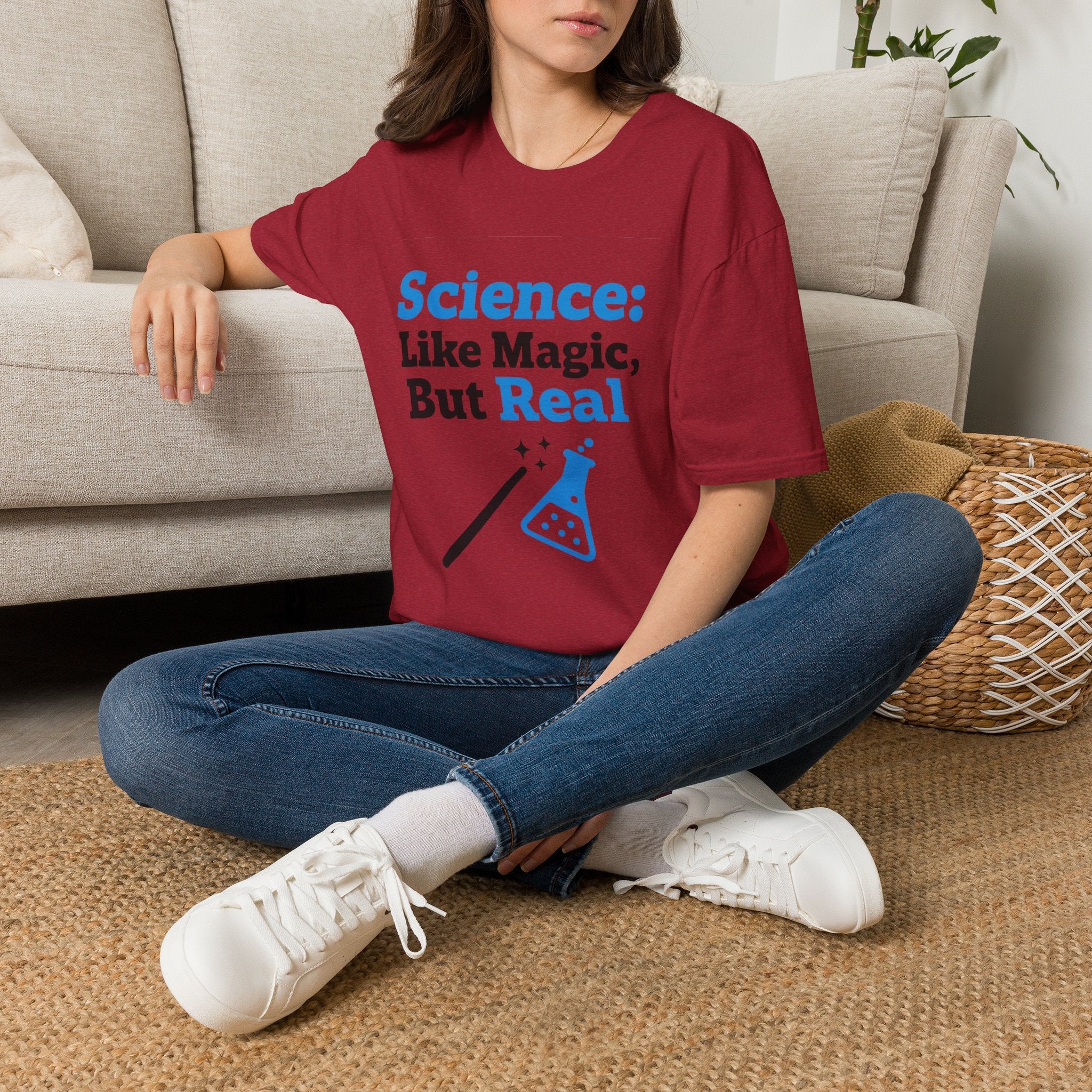 Science T-Shirt — “Science: Like Magic, But Real” Graphic Tee