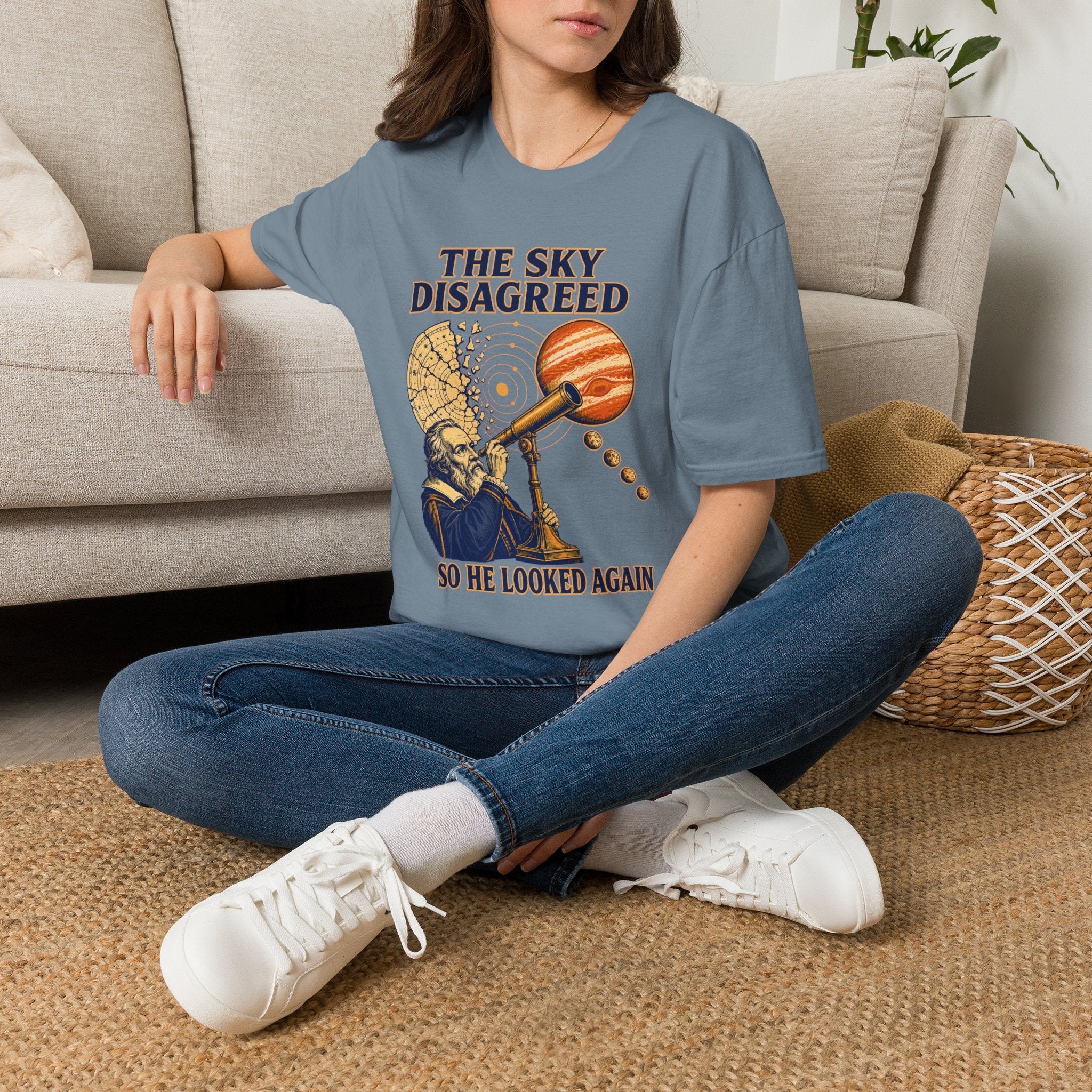 “The Sky Disagreed” Telescope Astronomer Graphic Tee