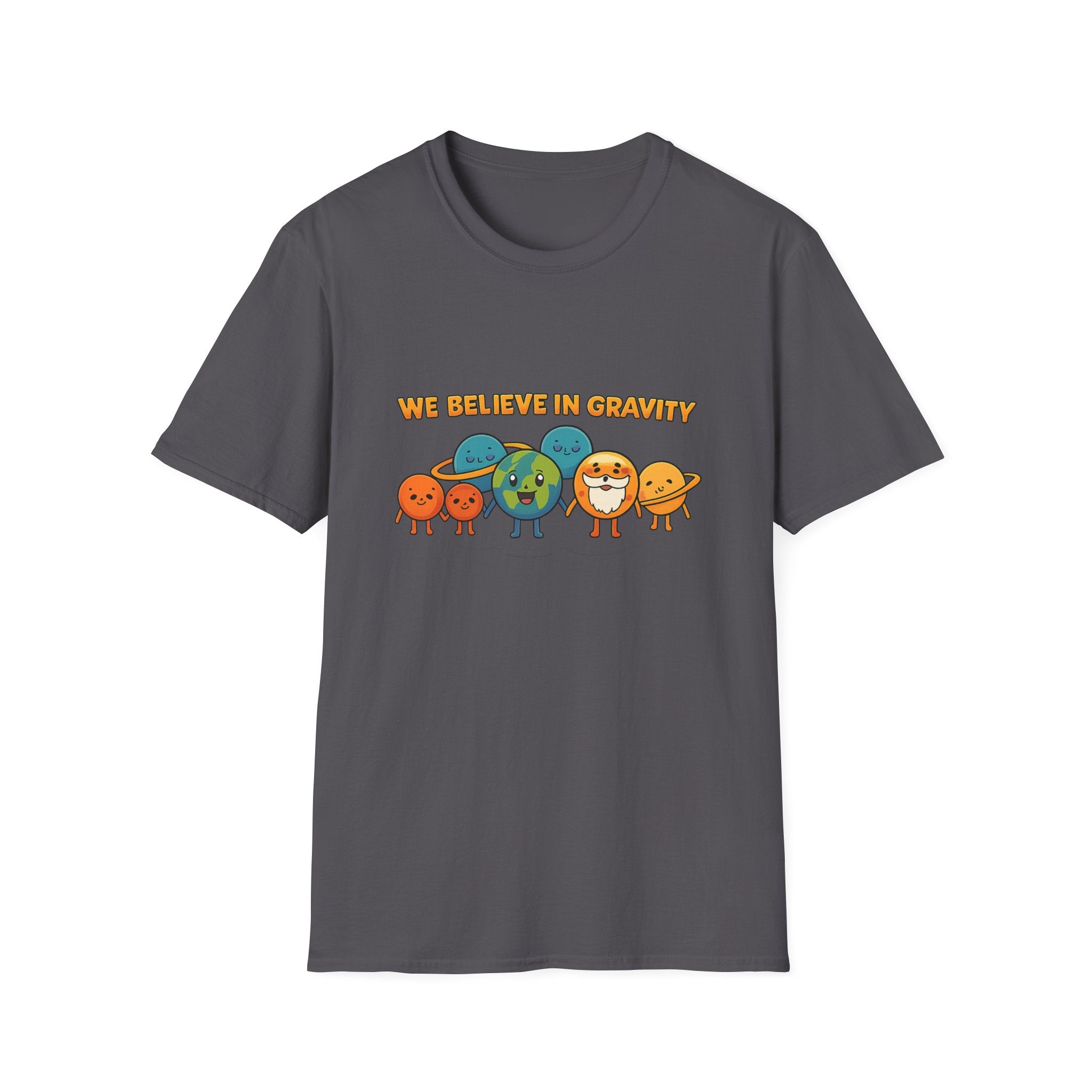 We Believe in Gravity Unisex Softstyle T-Shirt