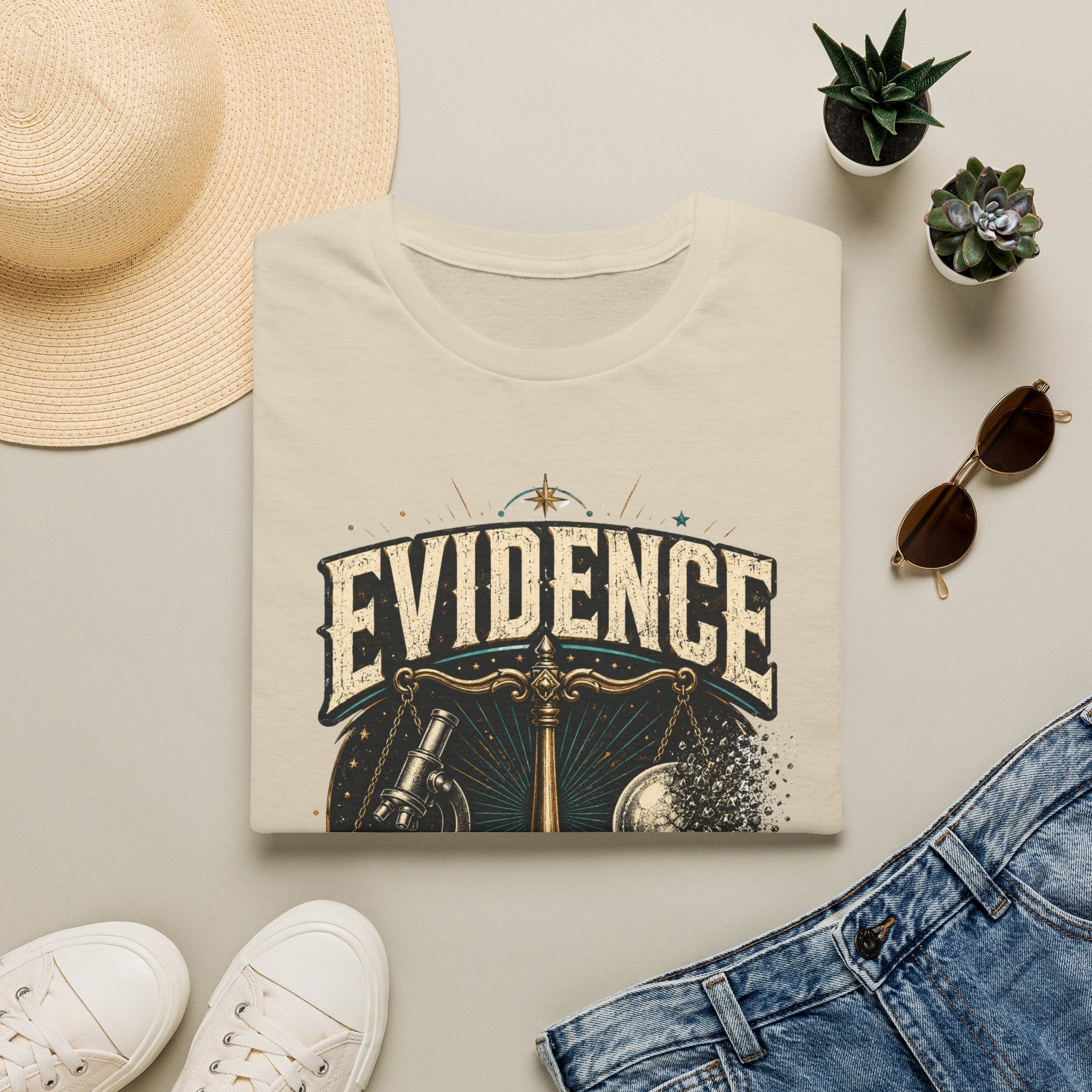 Evidence Over Everything T-Shirt — Forensic & Investigator Tee
