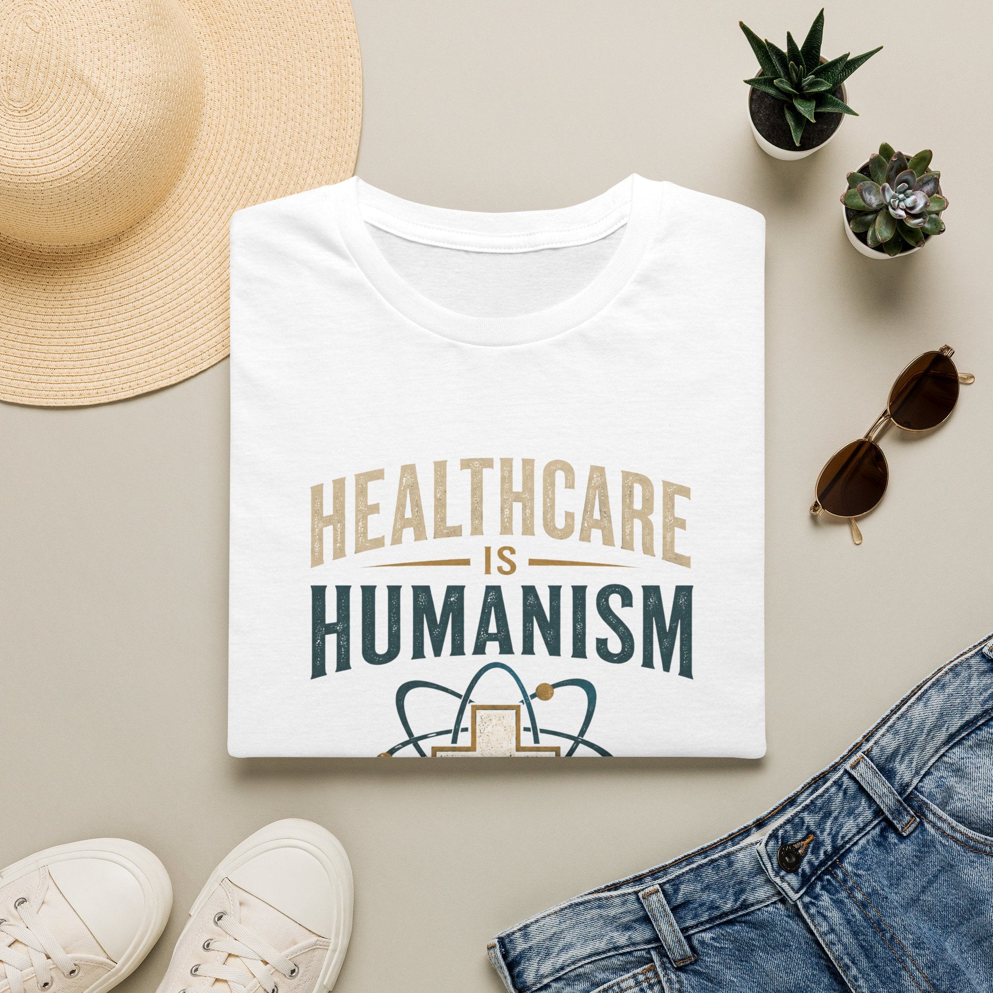 Healthcare Is Humanism T-Shirt — Nursing & Medical Pride Tee