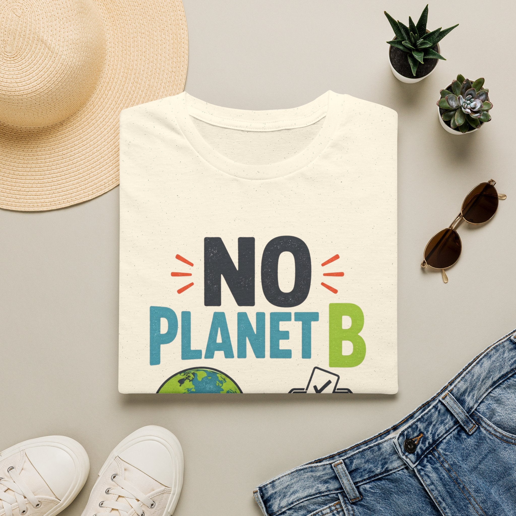No Planet B T-Shirt — Eco Activist Climate Change Tee