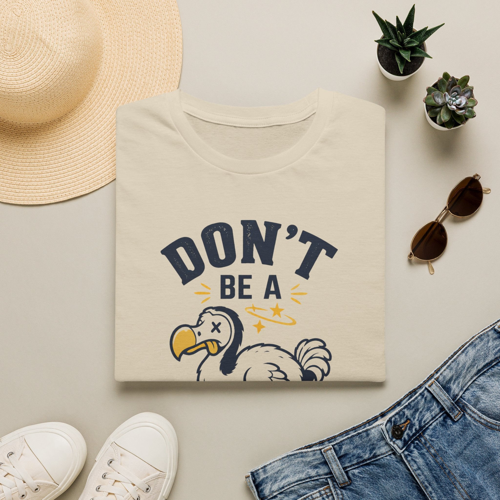 Don’t Be a Dodo T-Shirt — Funny Vintage Dodo Bird Graphic Tee