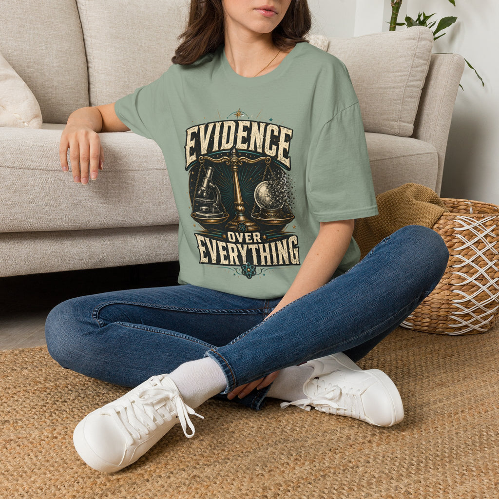 Evidence Over Everything T-Shirt — Forensic & Investigator Tee