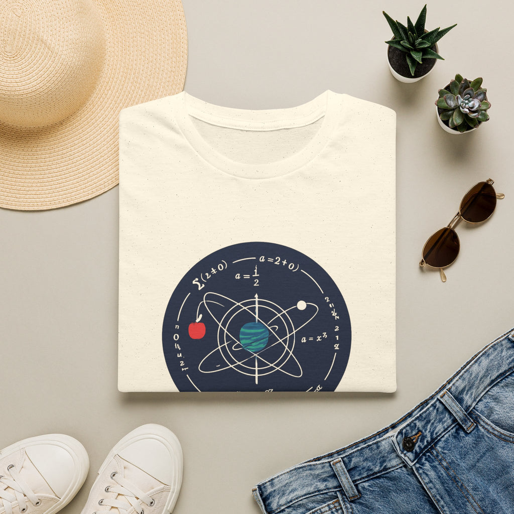 Science Atom Graphic T-Shirt — "Reality Needs No Myth" Tee