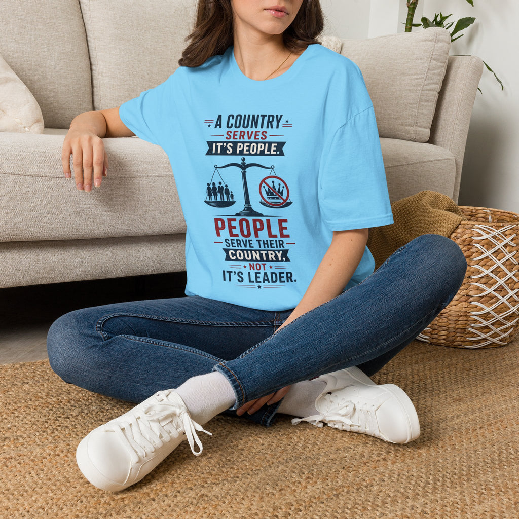 “A Country Serves Its People” Patriotic Liberty Tee