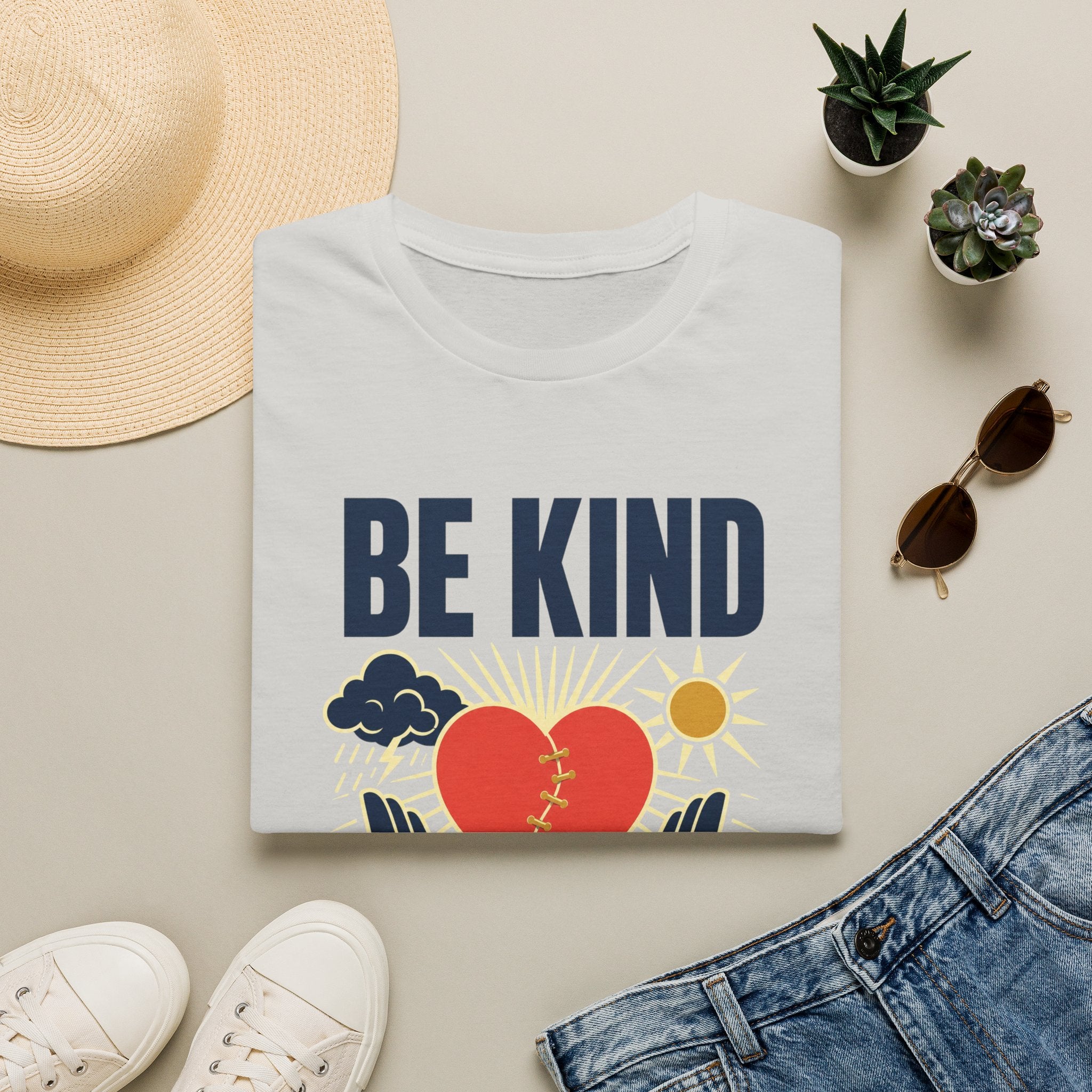 Be Kind T-Shirt — 'Everyone Is Fighting Something' Inspirational Tee