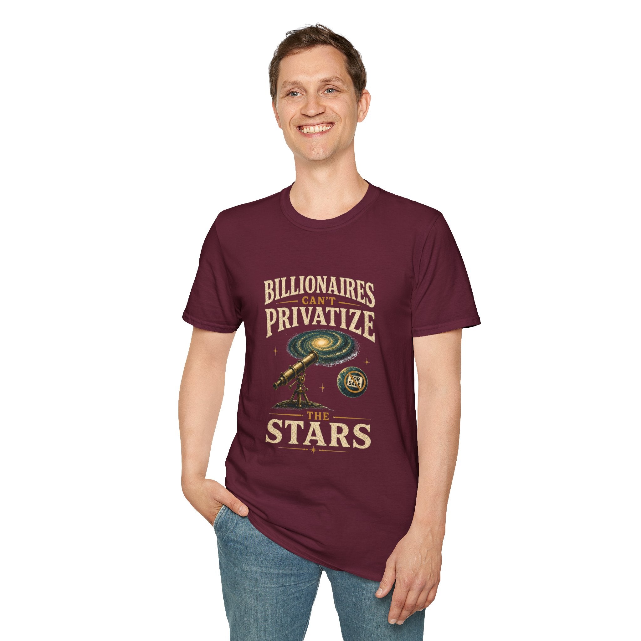 "Billionaires Can't Privatize the Stars" Graphic Tee