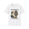 'The Unexamined Life' Philosophical Graphic Tee (Mirror Maze Design)