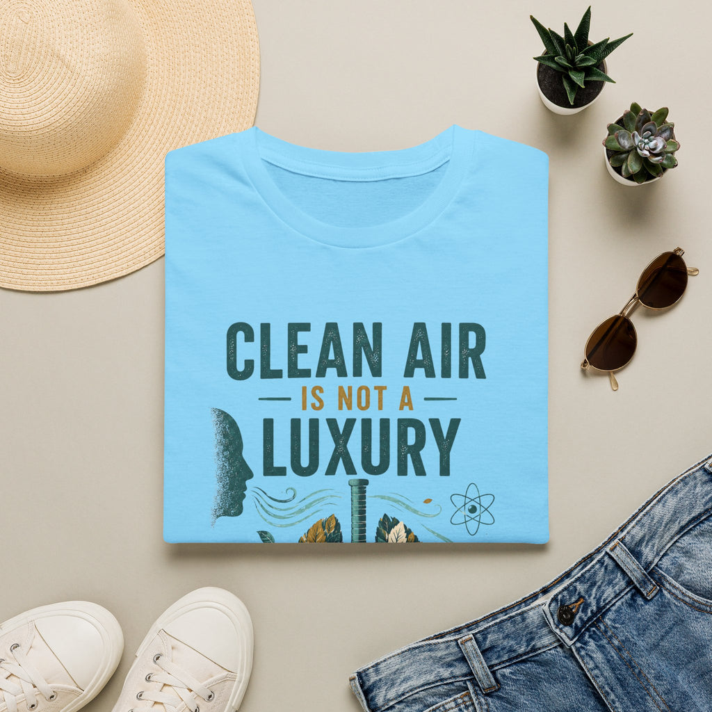 Clean Air Is Not a Luxury T-Shirt — Environmental Advocacy Tee