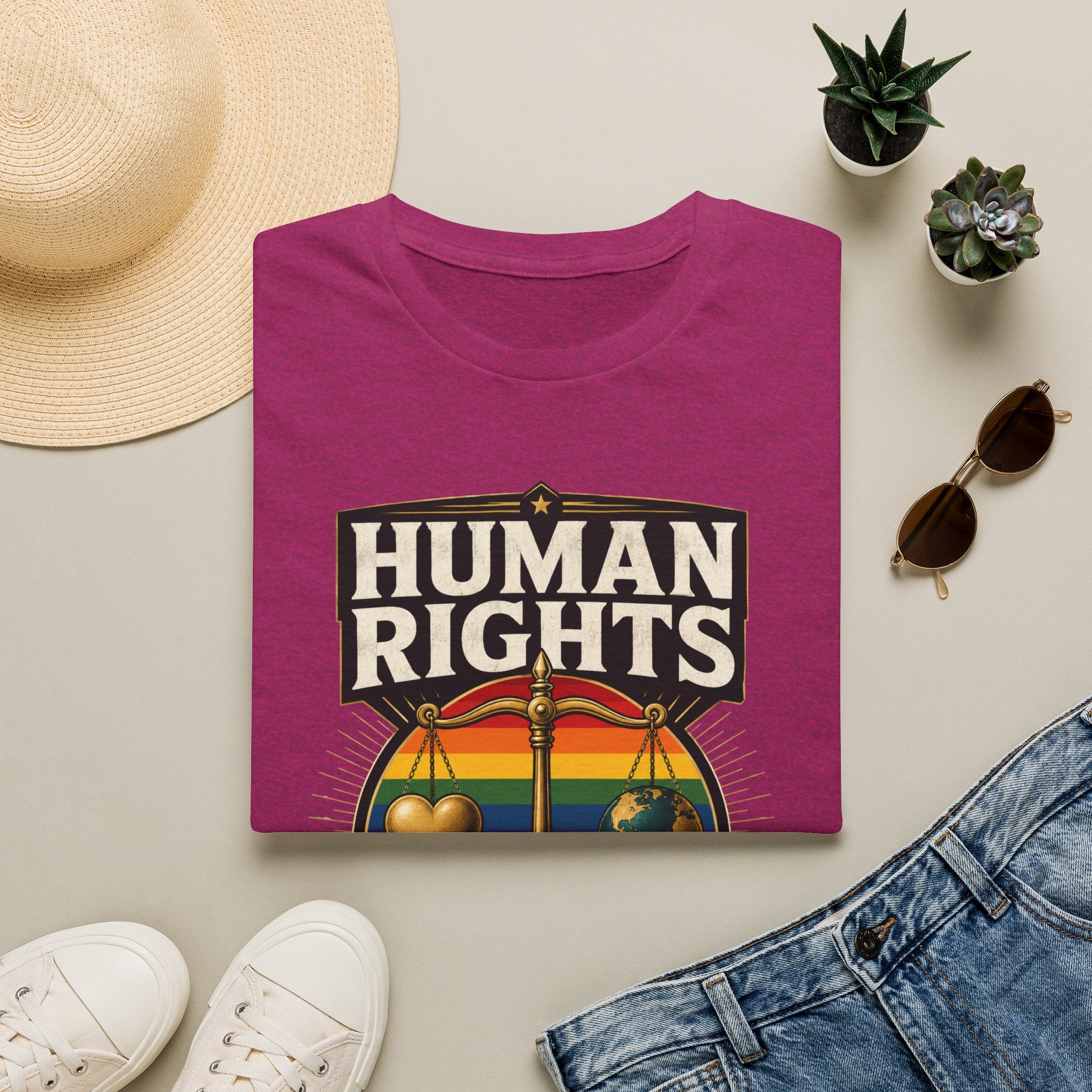Human Rights T-Shirt — Love in Every Color LGBTQ+ Pride Tee