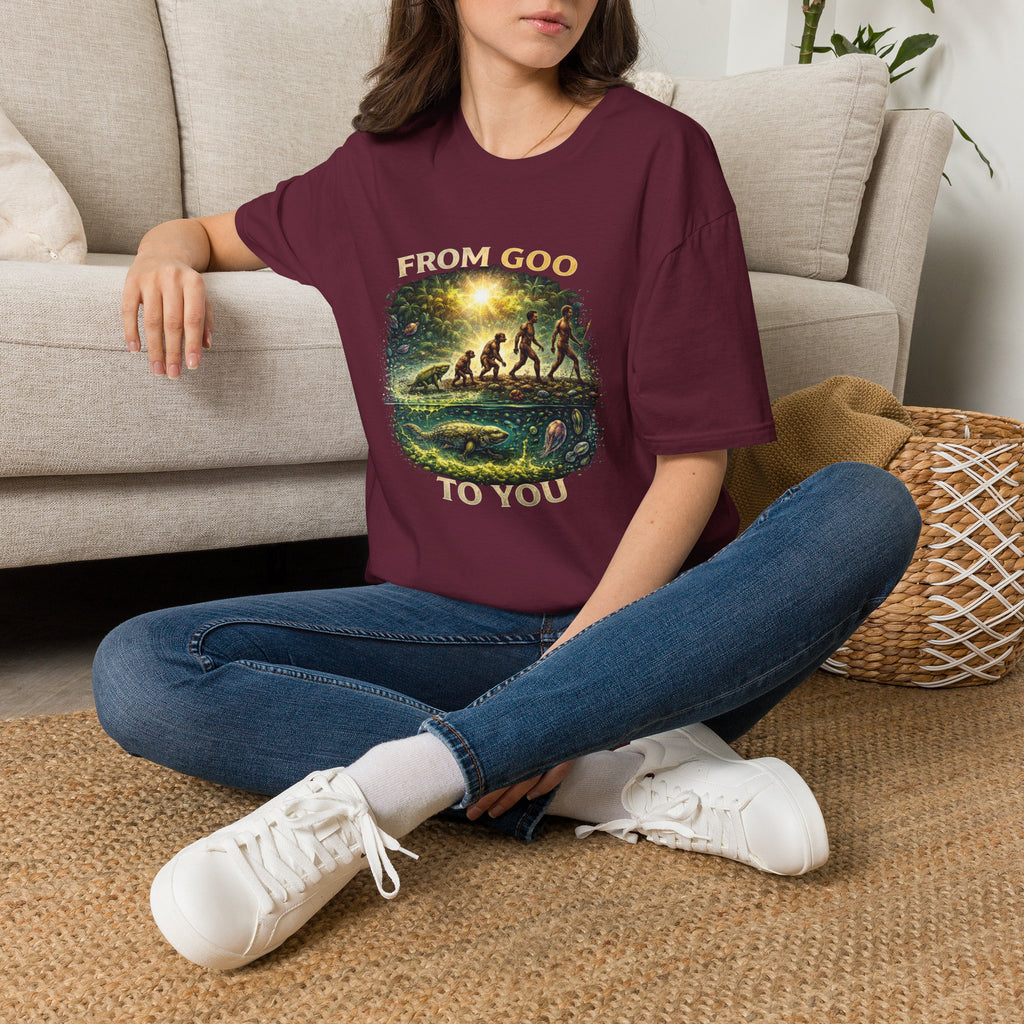 From Goo To You T-Shirt — Evolution Humor Graphic Tee
