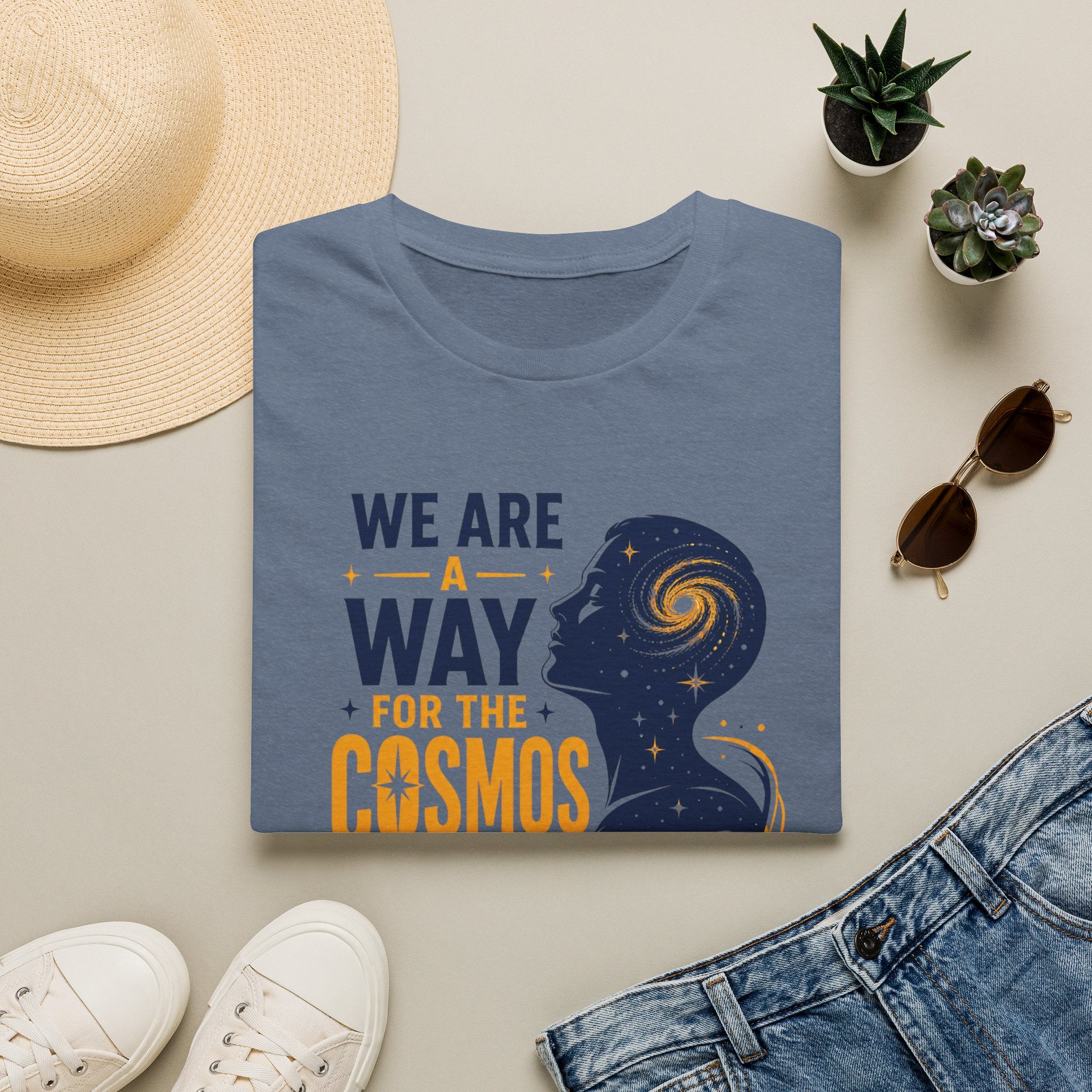 Cosmos Quote T-Shirt — "We Are A Way For The Cosmos To Know Itself"