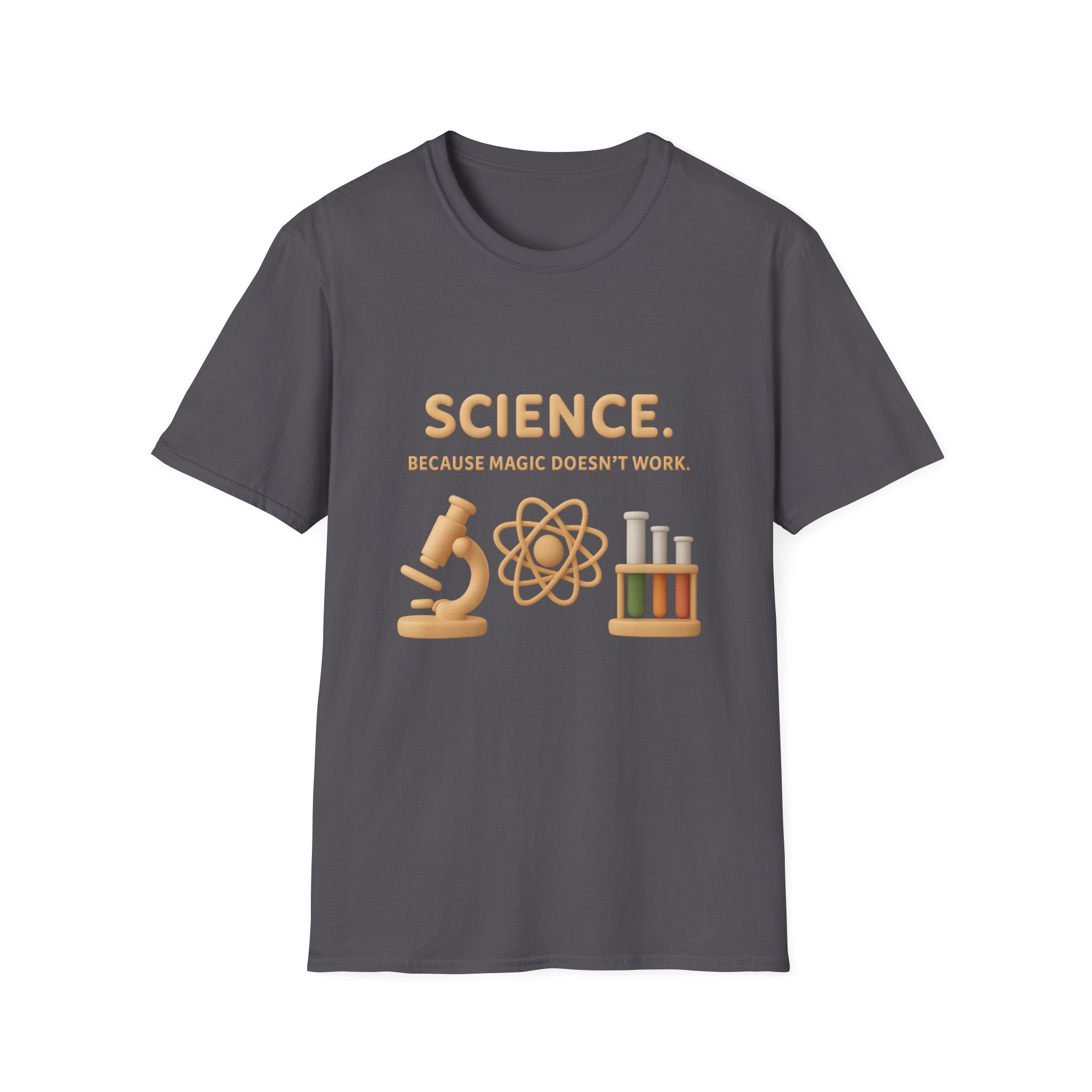 Science Because Magic Doesn't Work Unisex Softstyle T-Shirt