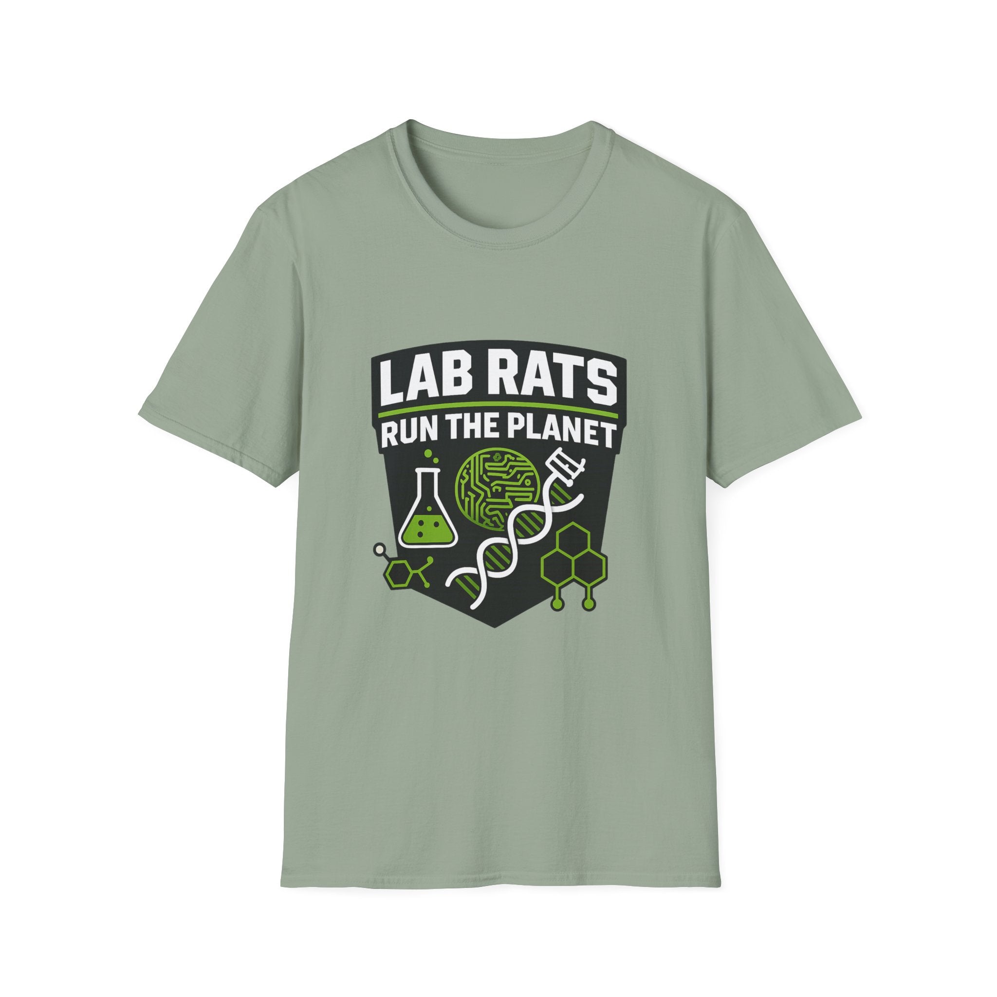 Lab Rats Run the Planet Unisex Softstyle T-Shirt