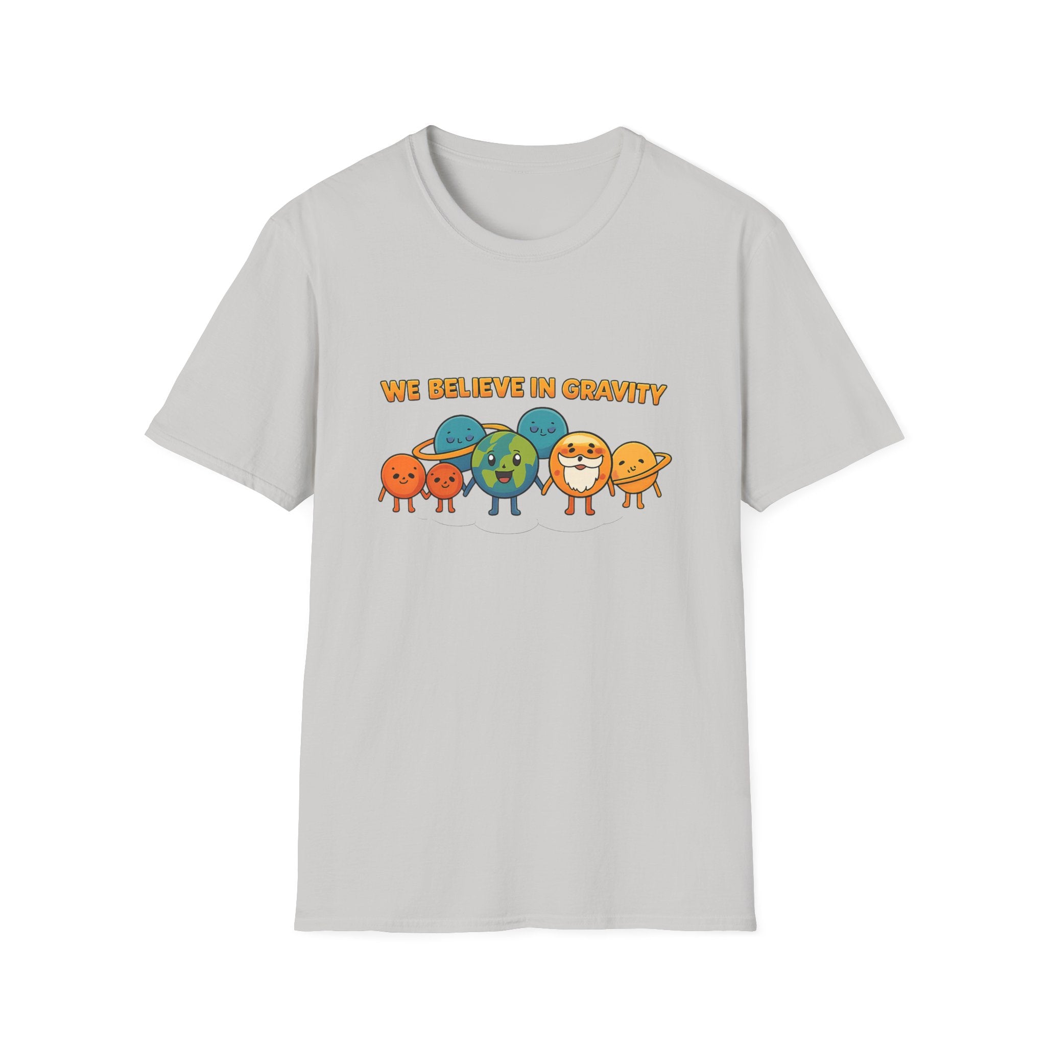 We Believe in Gravity Unisex Softstyle T-Shirt