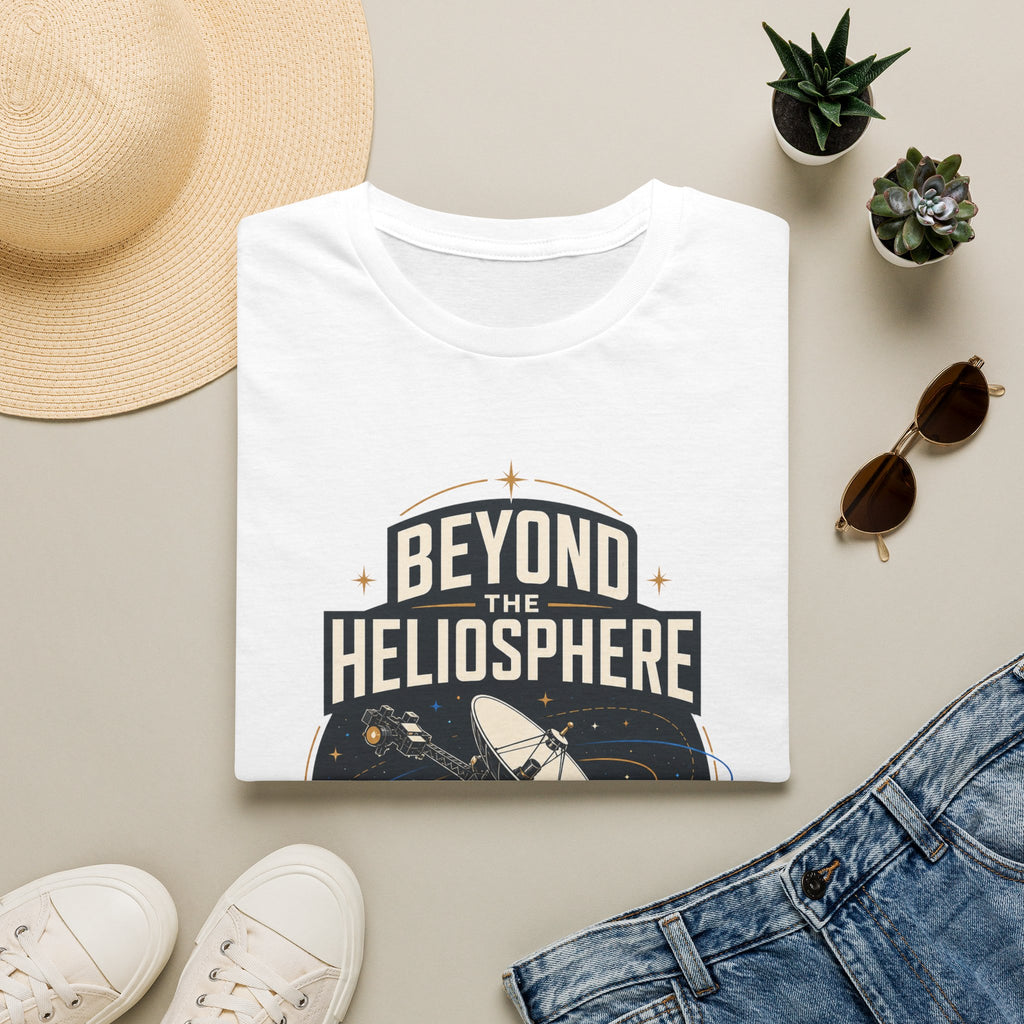 Beyond the Heliosphere T-Shirt — Space Exploration Graphic Tee