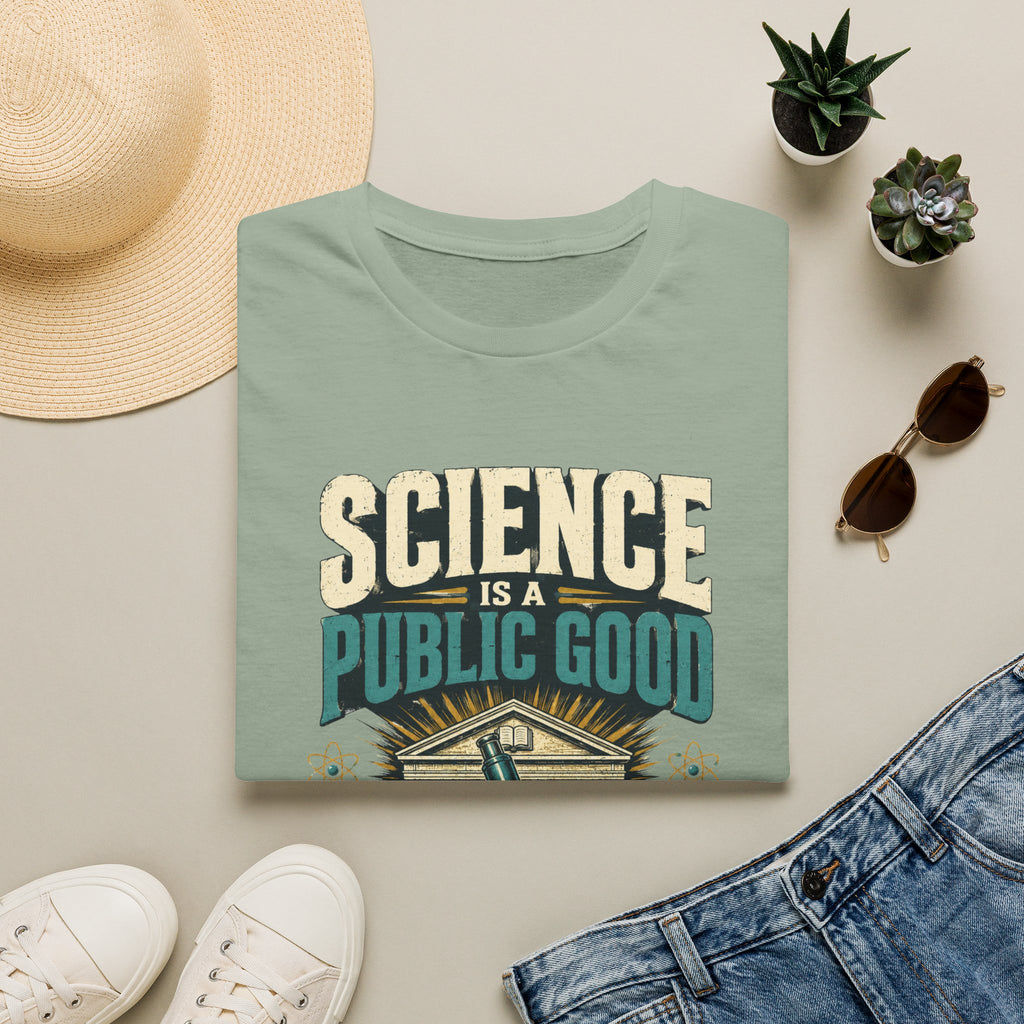 Science Is a Public Good T‑Shirt — Retro STEM Advocacy Tee