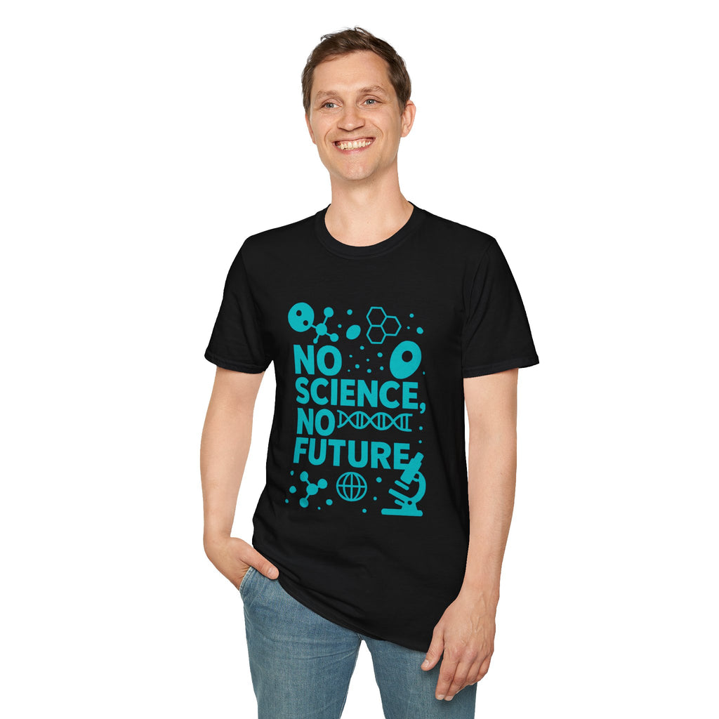Science Lover T‑Shirt — "No Science, No Future" Graphic Tee