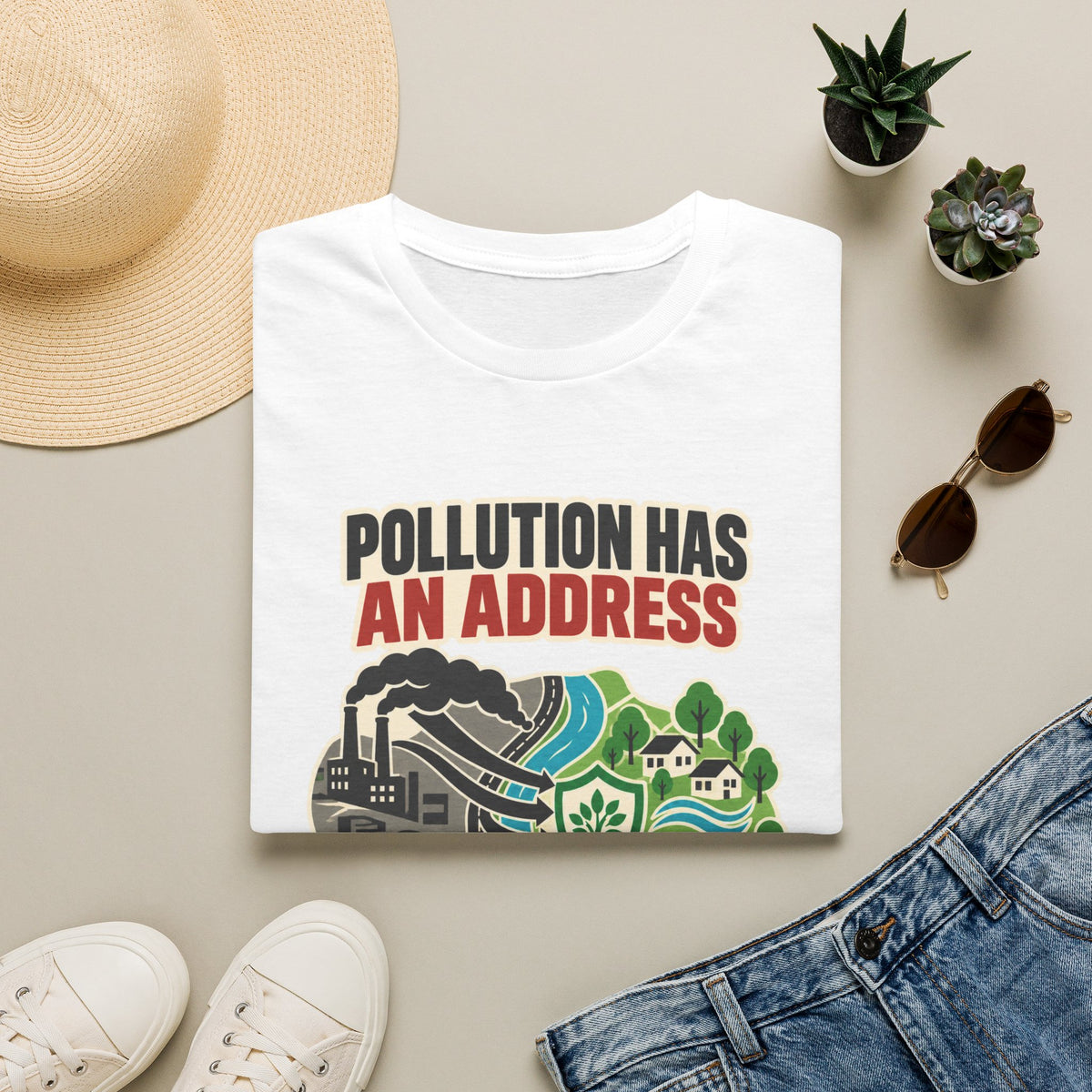 Pollution Has An Address Environmental Justice Tee