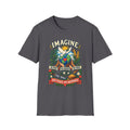 Imagine Peace T-Shirt — Dove, Earth & Plants Graphic Tee