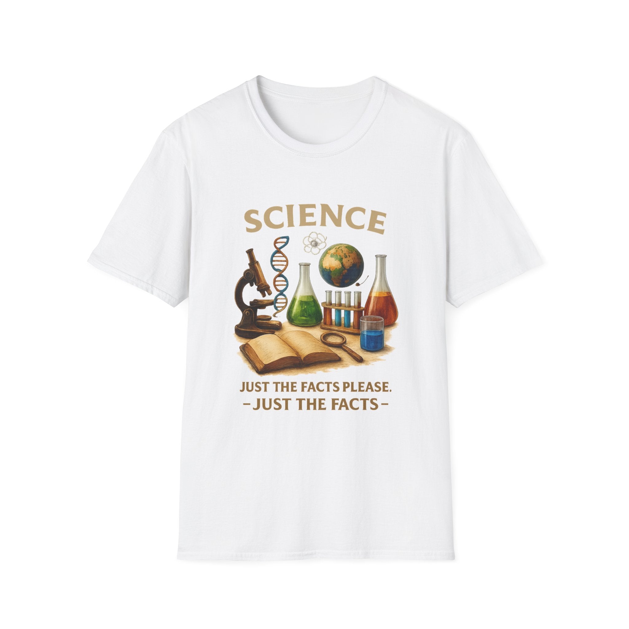 Science Just the Facts Unisex Softstyle T-Shirt
