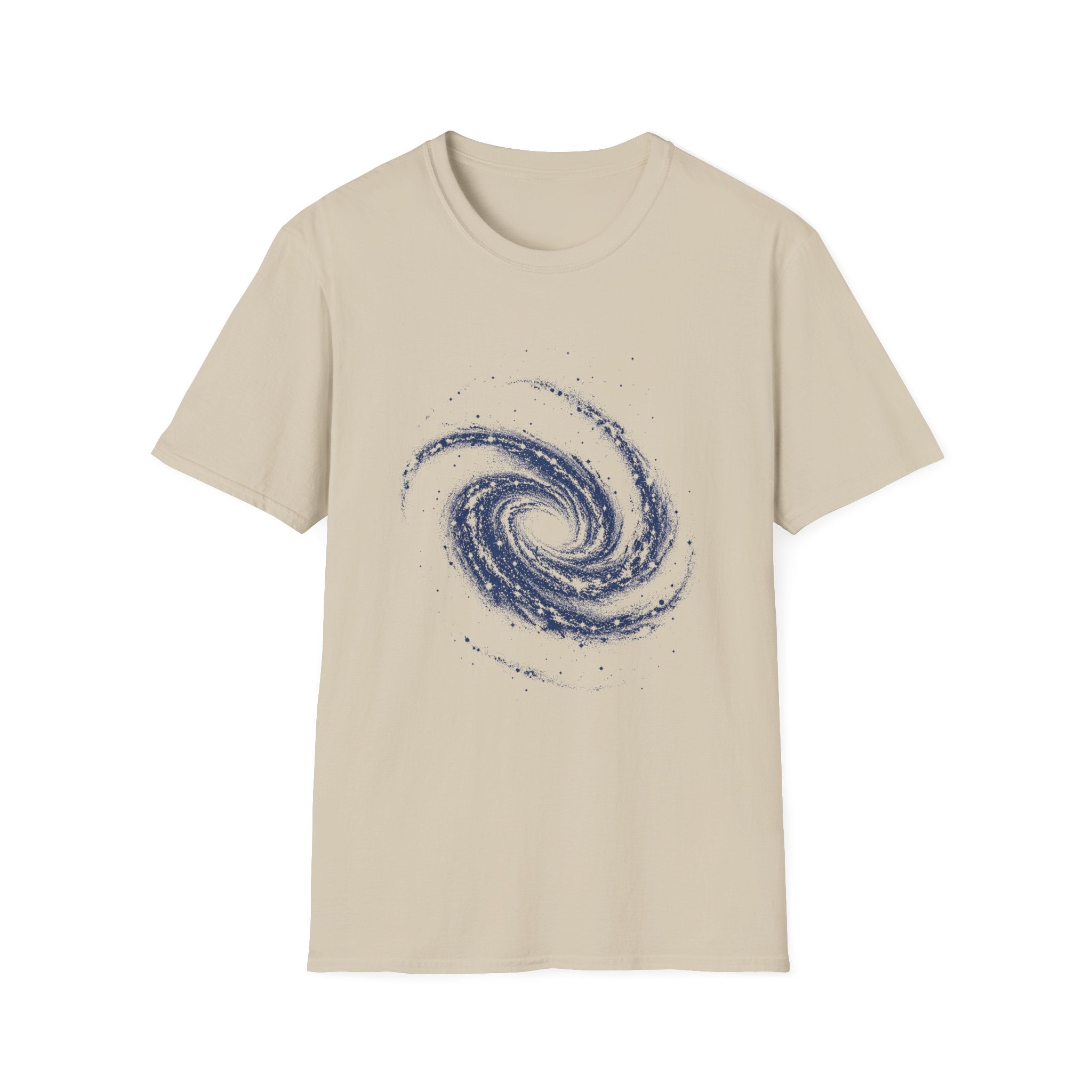 Spiral Galaxy image Unisex Softstyle T-Shirt