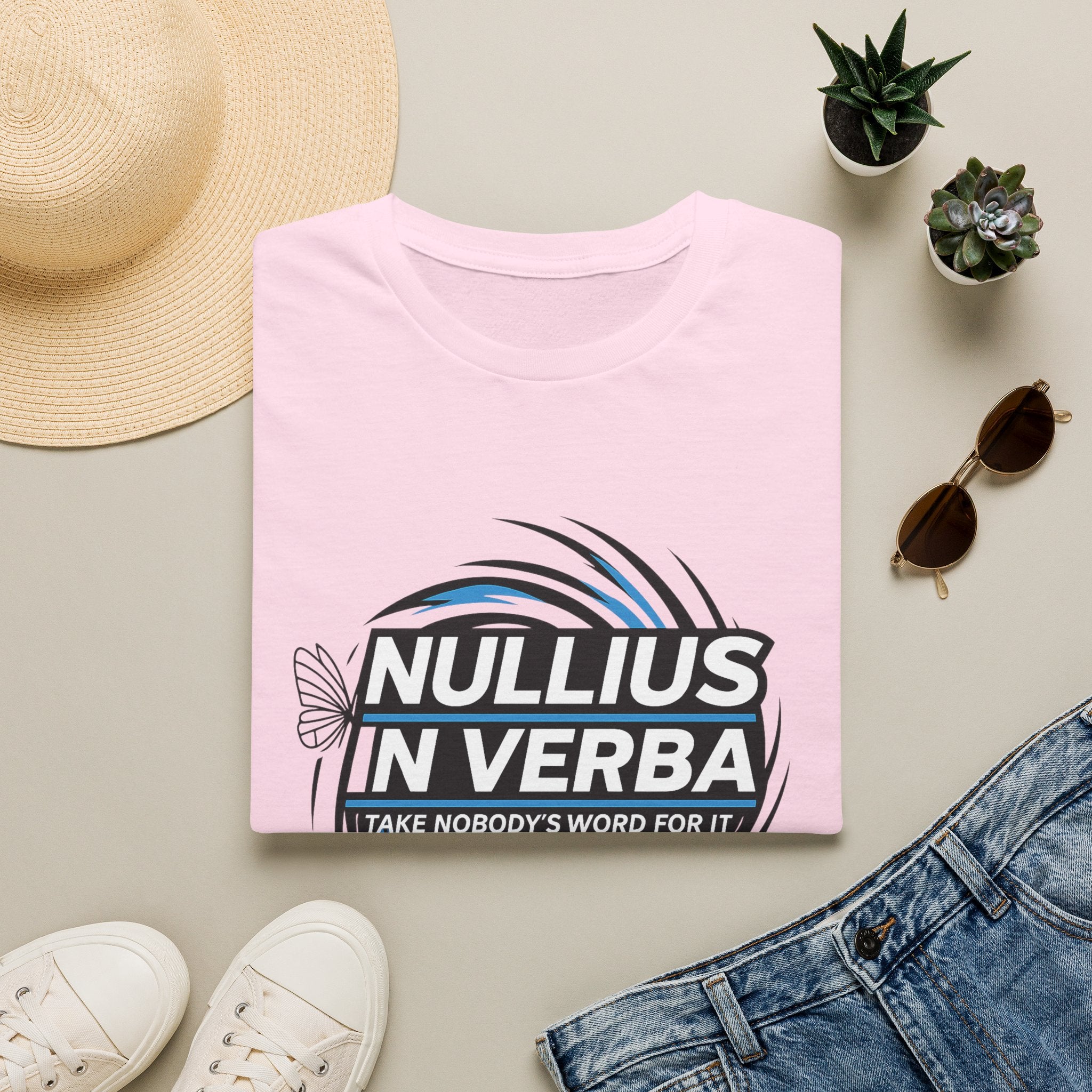 "Nullius in Verba" Latin Motto Tee (I Take Nobody’s Word For It)