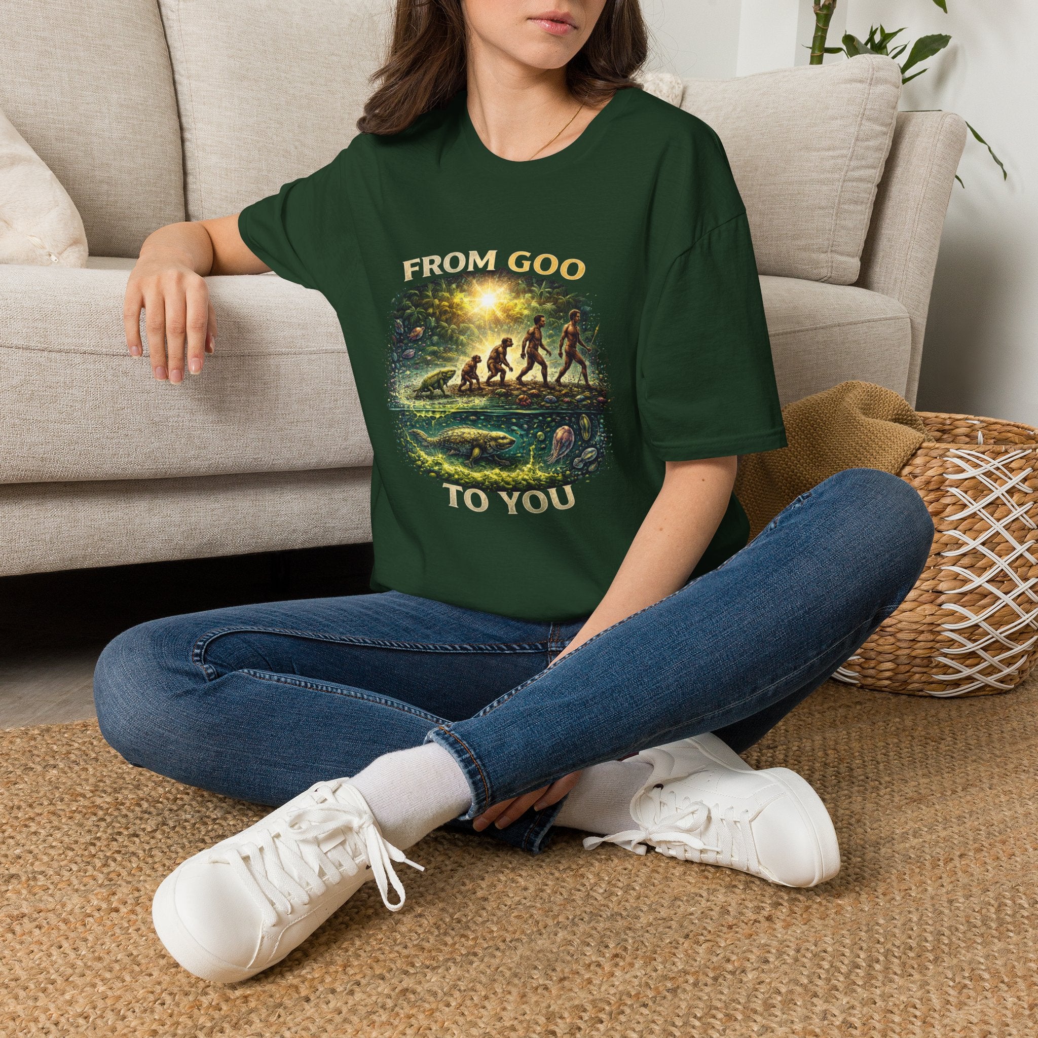 From Goo To You T-Shirt — Evolution Humor Graphic Tee