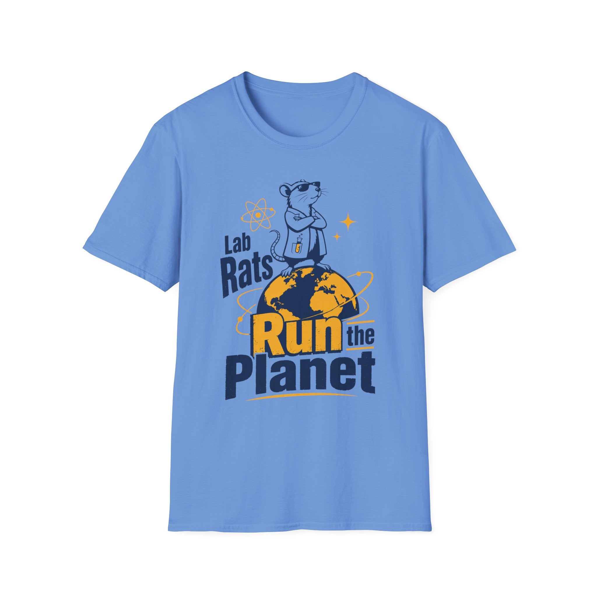 Lab Rats Run the Planet Unisex Softstyle T-Shirt