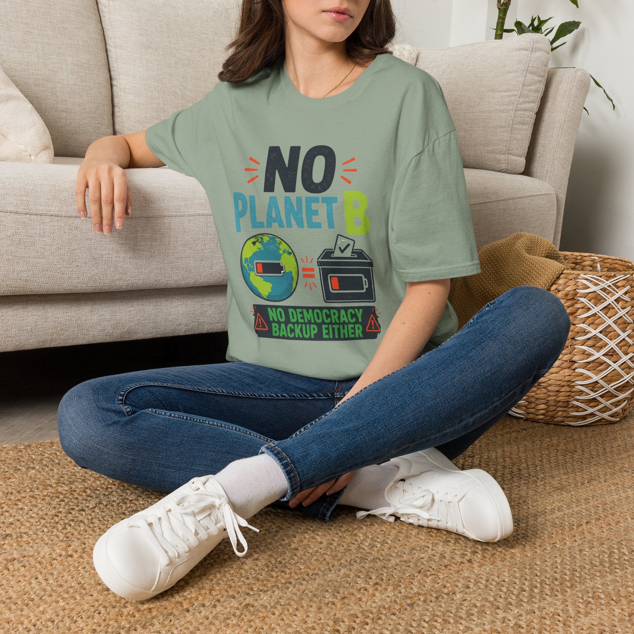 No Planet B T-Shirt — Eco Activist Climate Change Tee