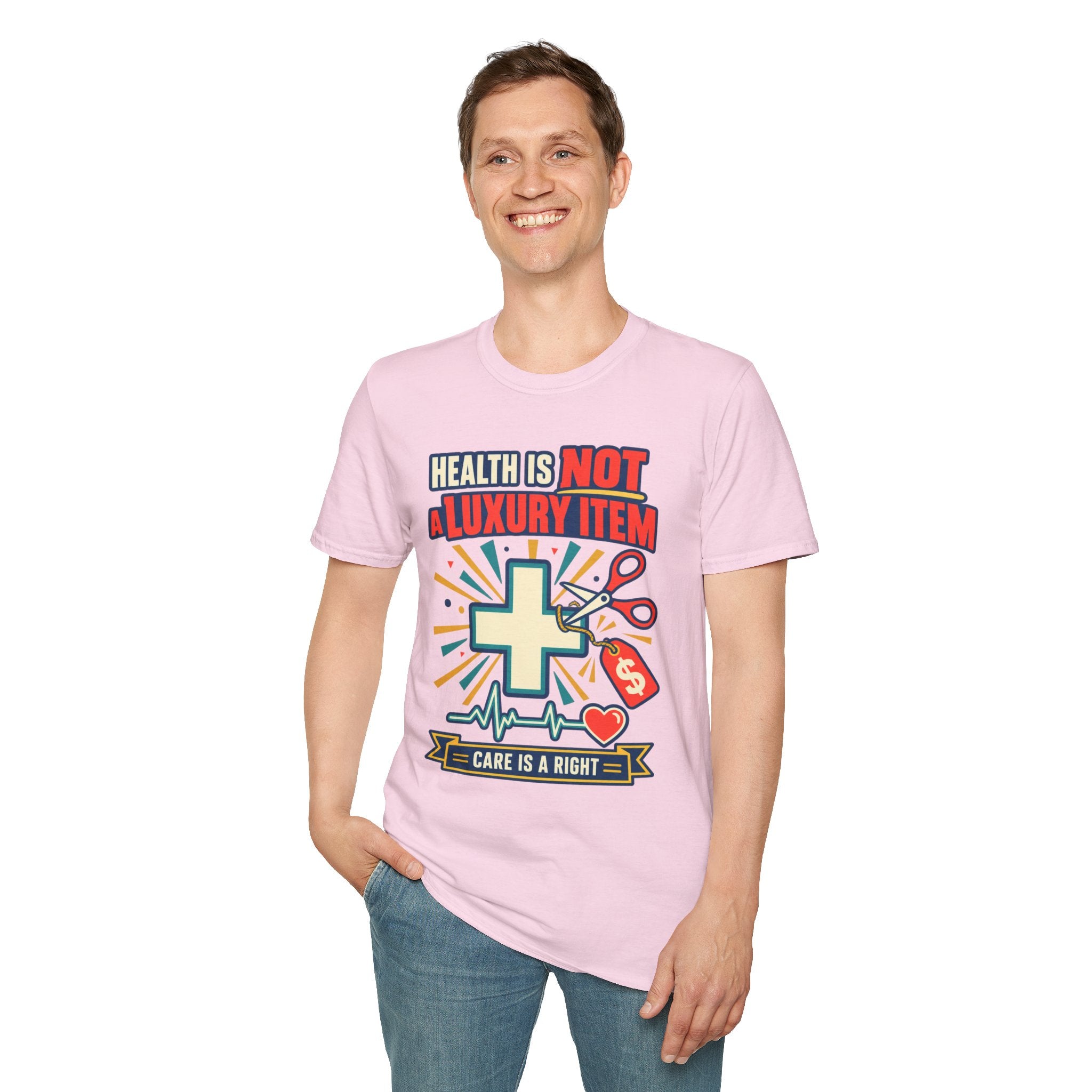Health Is Not a Luxury Item T-Shirt — Healthcare Rights Graphic Tee
