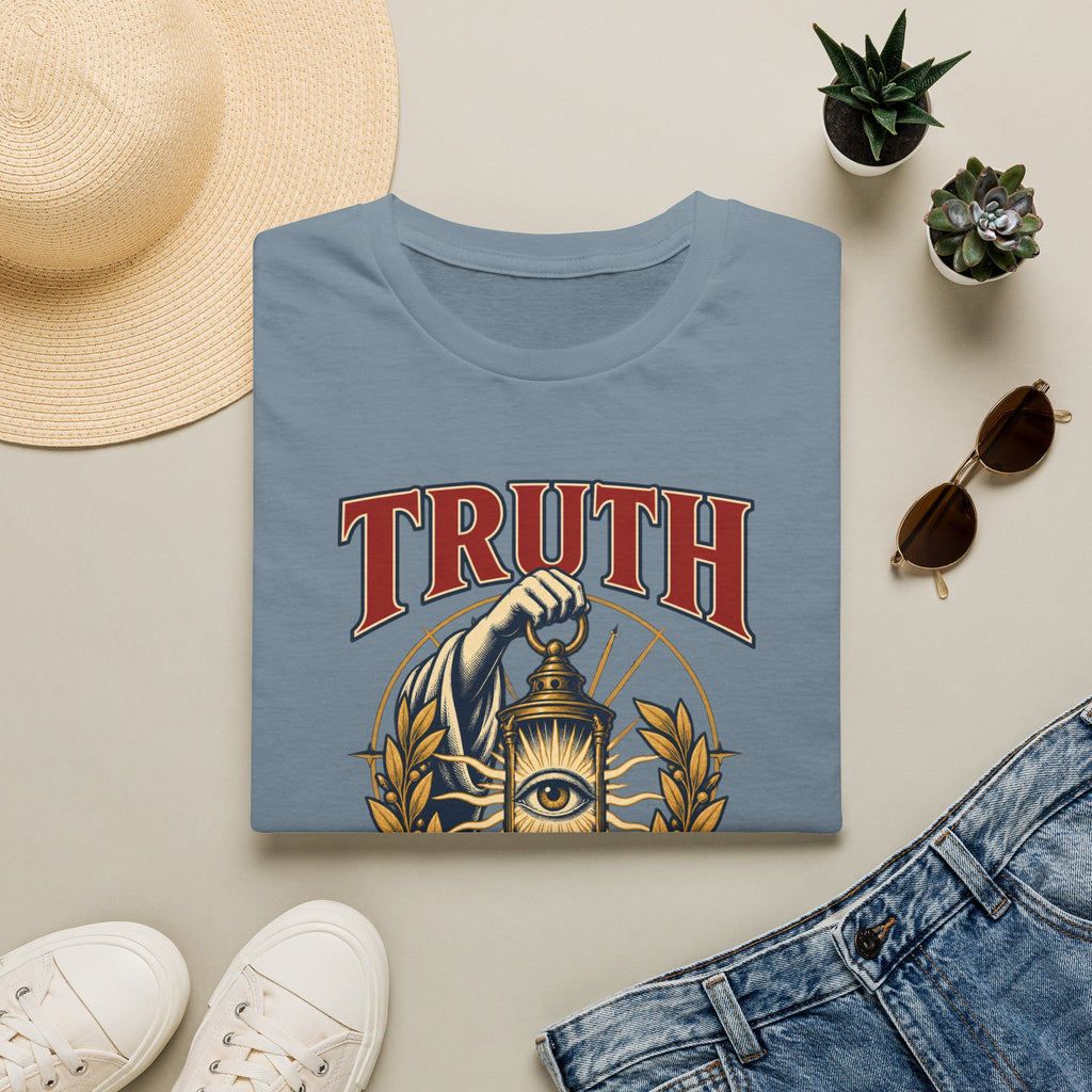 Truth Lantern T-Shirt — "Truth Is Its Own Reward" Vintage Graphic Tee