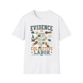 Evidence Is Research T-Shirt — "Evidence Is Collective Labor" Science Graphic Tee