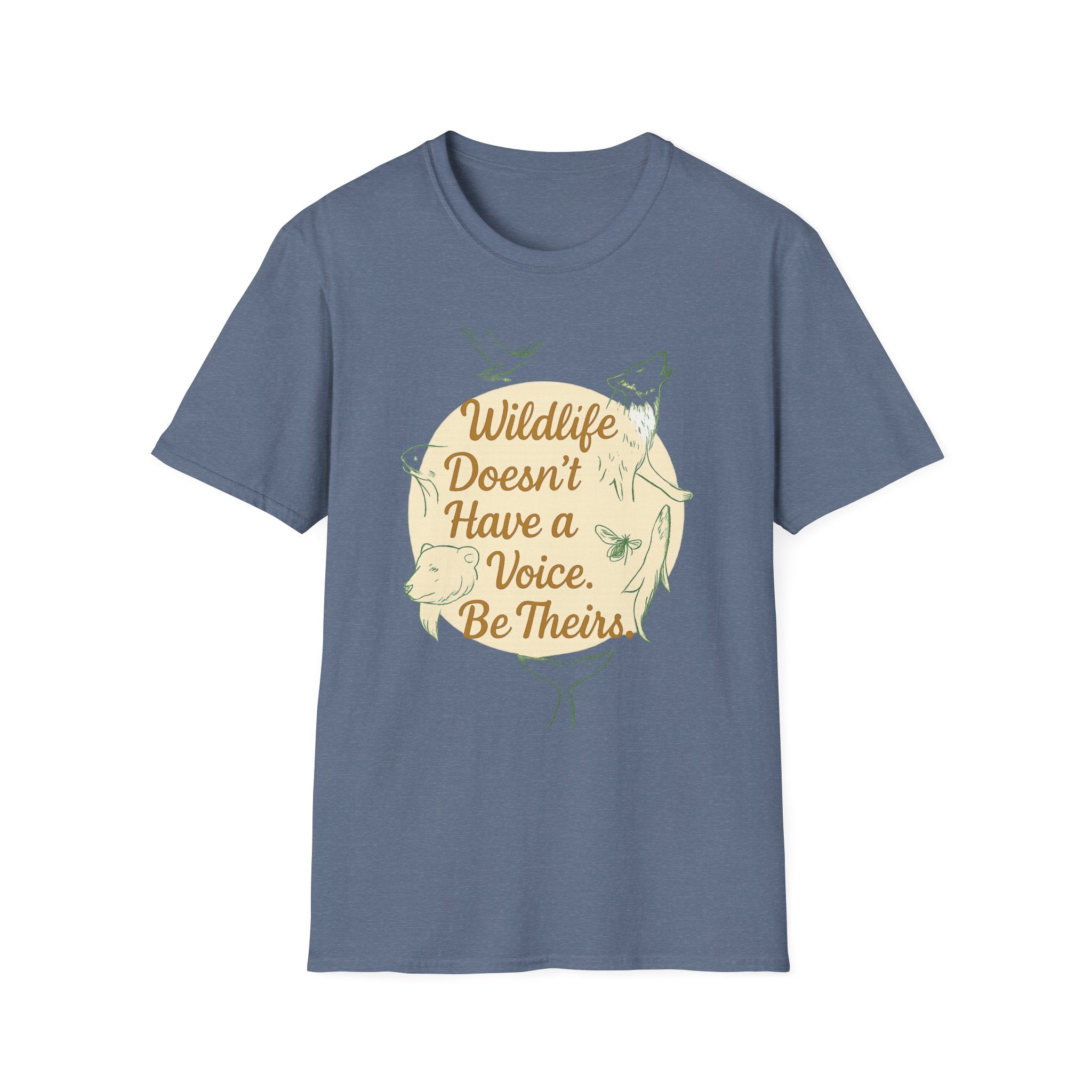 Wildlife Doesn't have a Voice Unisex Softstyle T-Shirt