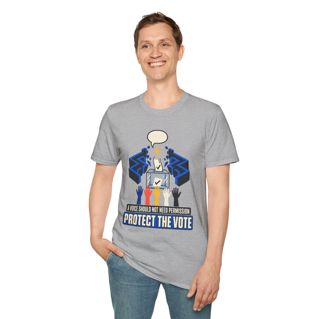 Protect the Vote Graphic T-Shirt — Voter Rights / Civic Engagement Tee
