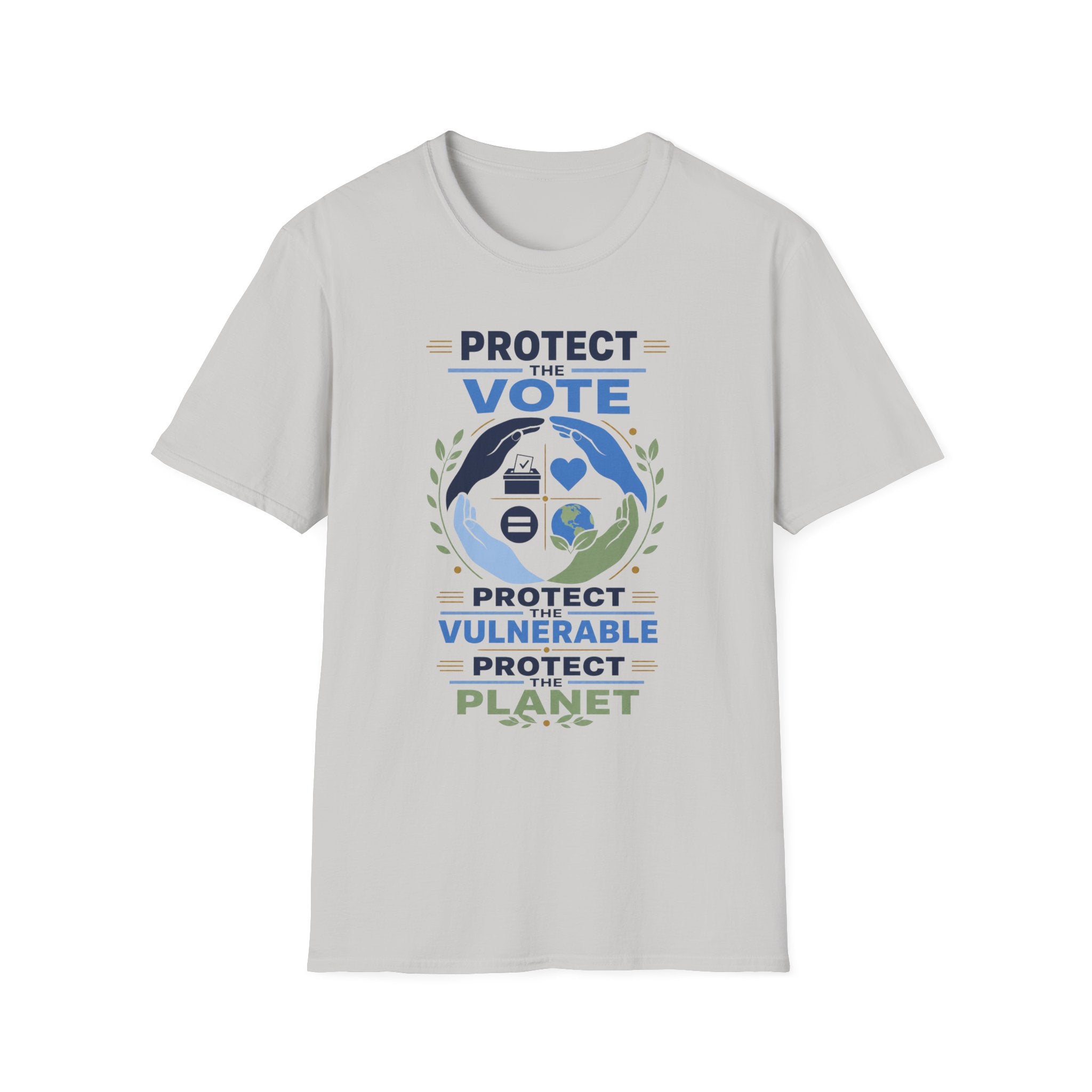Protect the Vote T-Shirt — Voter Rights & Planet Protection Tee