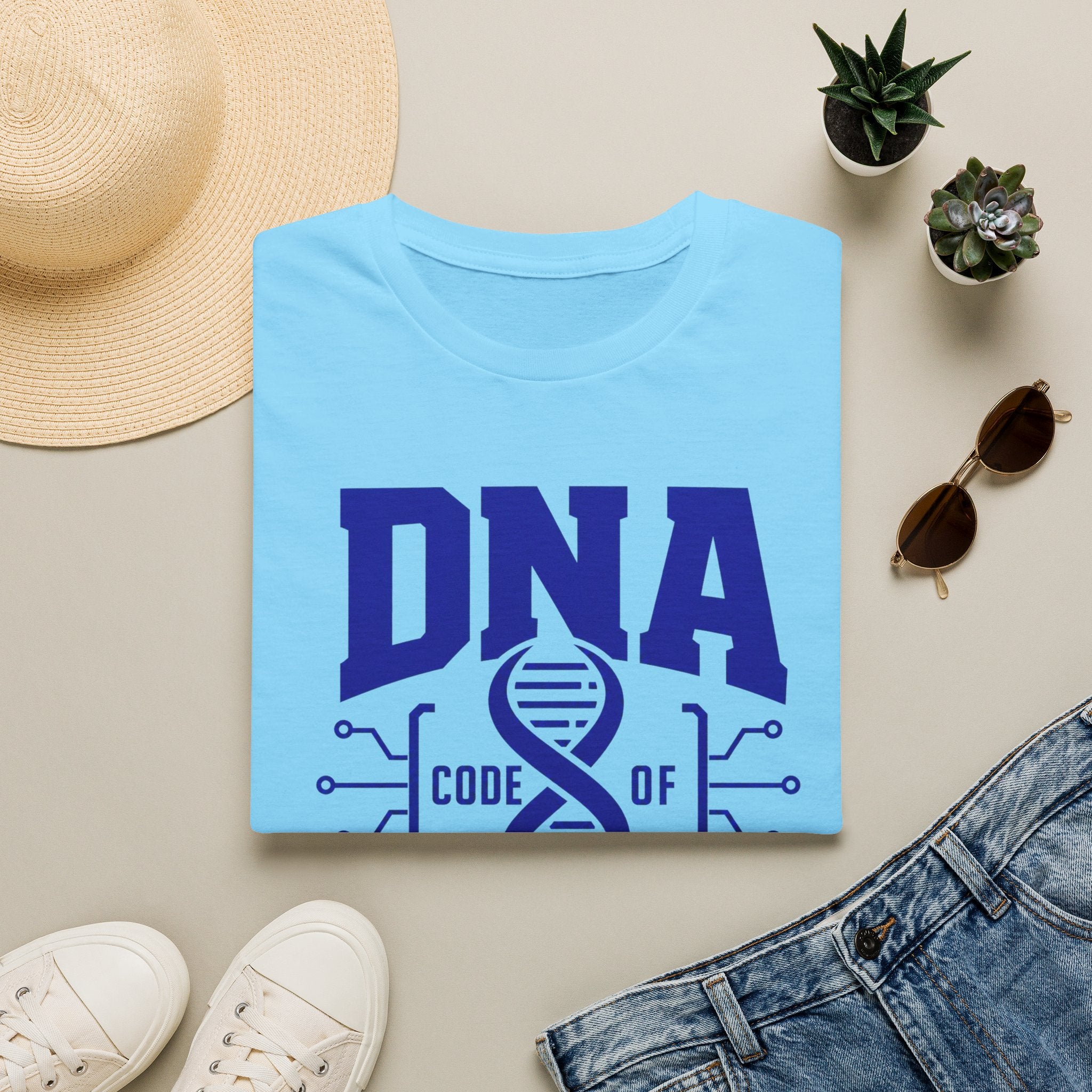 DNA Code of Life T-Shirt — Genetics Science Graphic Tee