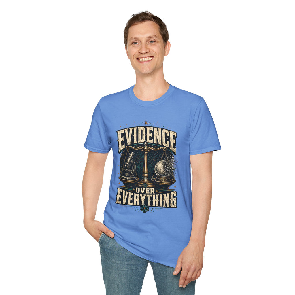 Evidence Over Everything T-Shirt — Forensic & Investigator Tee