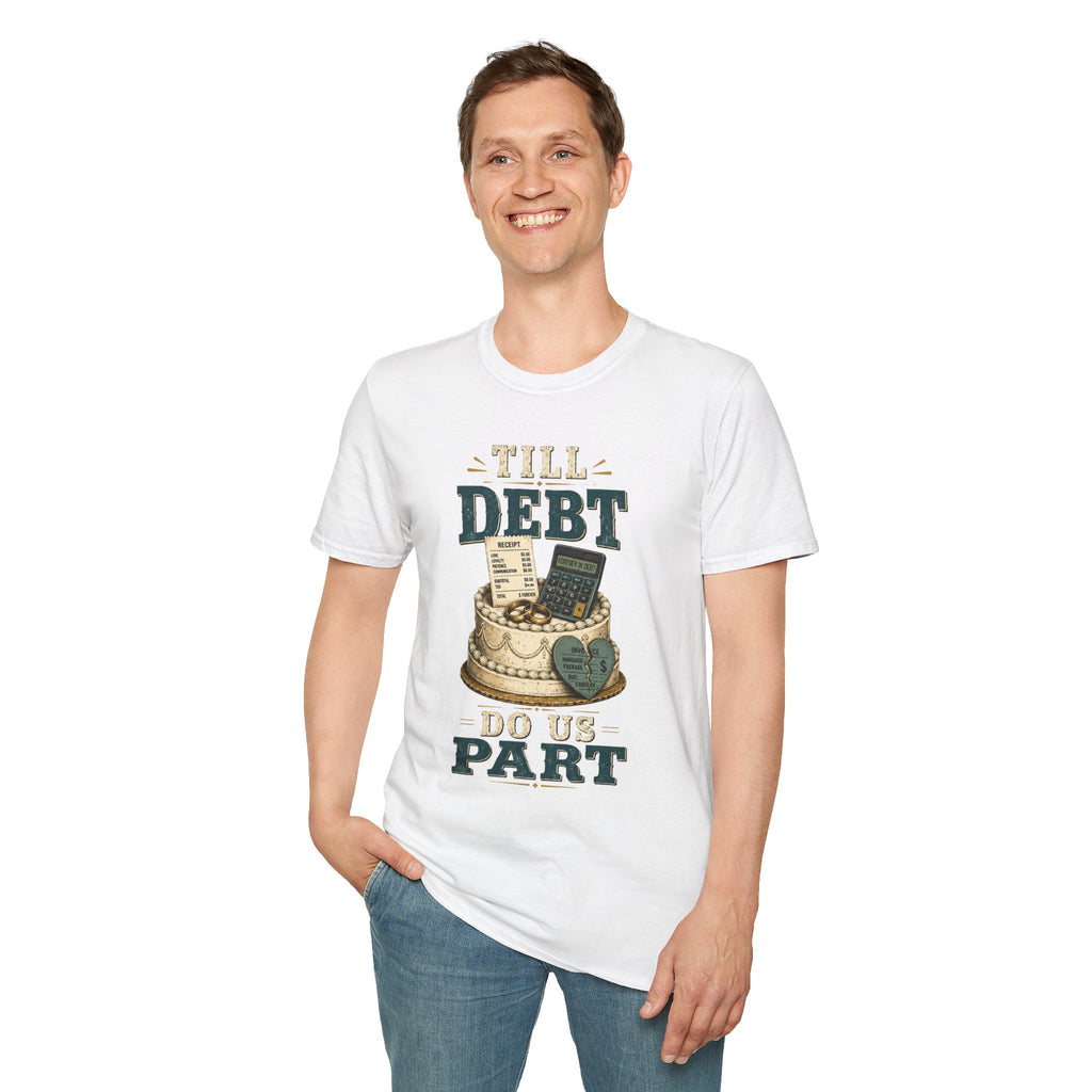"Till Debt Do Us Part" Funny Debt & Finance Marriage Tee