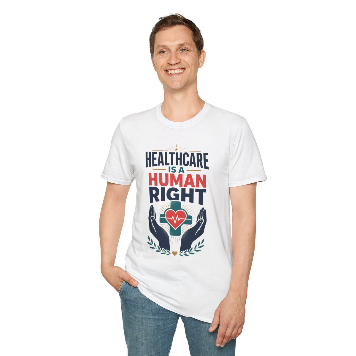 Healthcare Is a Human Right T-Shirt – Progressive Advocacy Tee