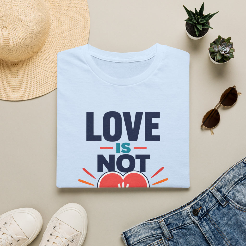 Love Is Not Up For Debate T-Shirt — Heart & Peace Equality Tee