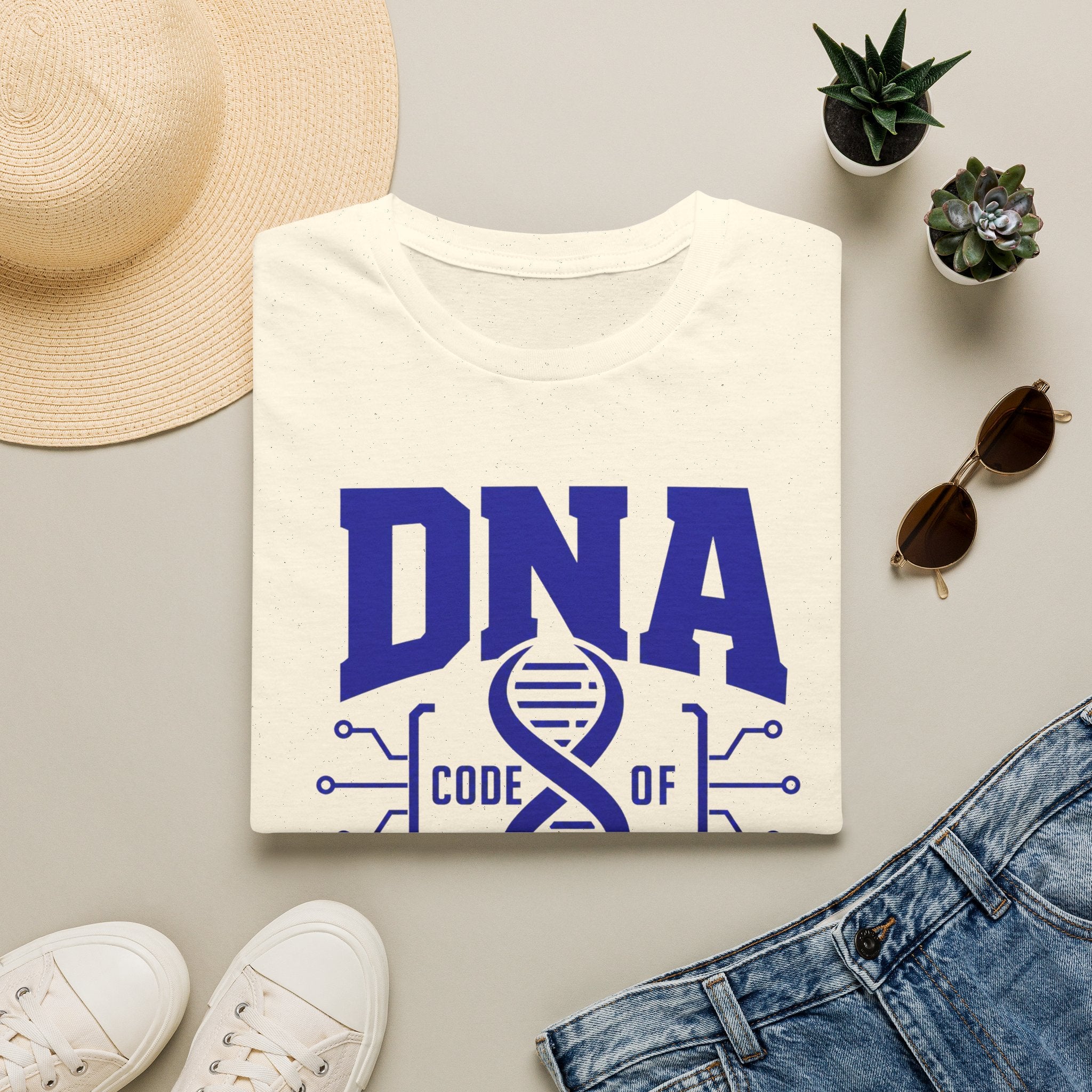 DNA Code of Life T-Shirt — Genetics Science Graphic Tee