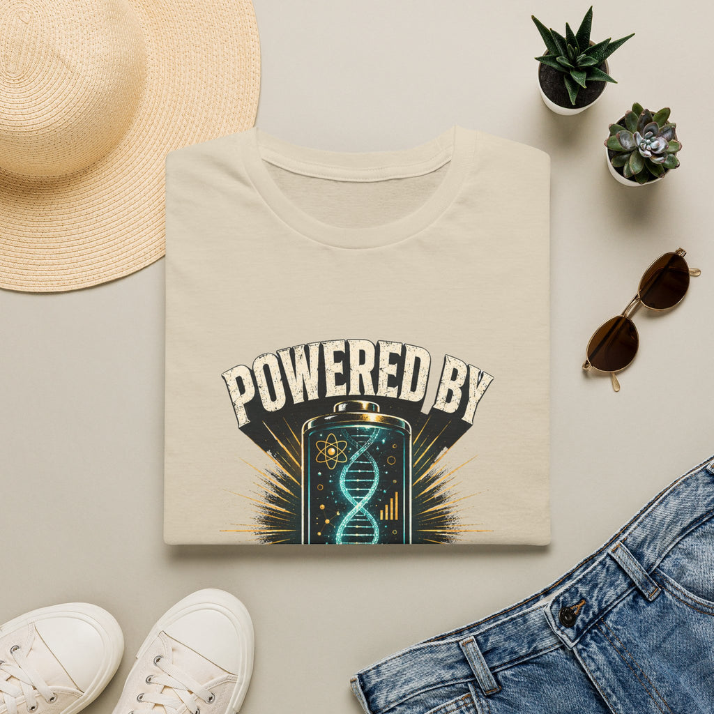 Powered By Evidence T-Shirt — Science DNA Retro Graphic Tee