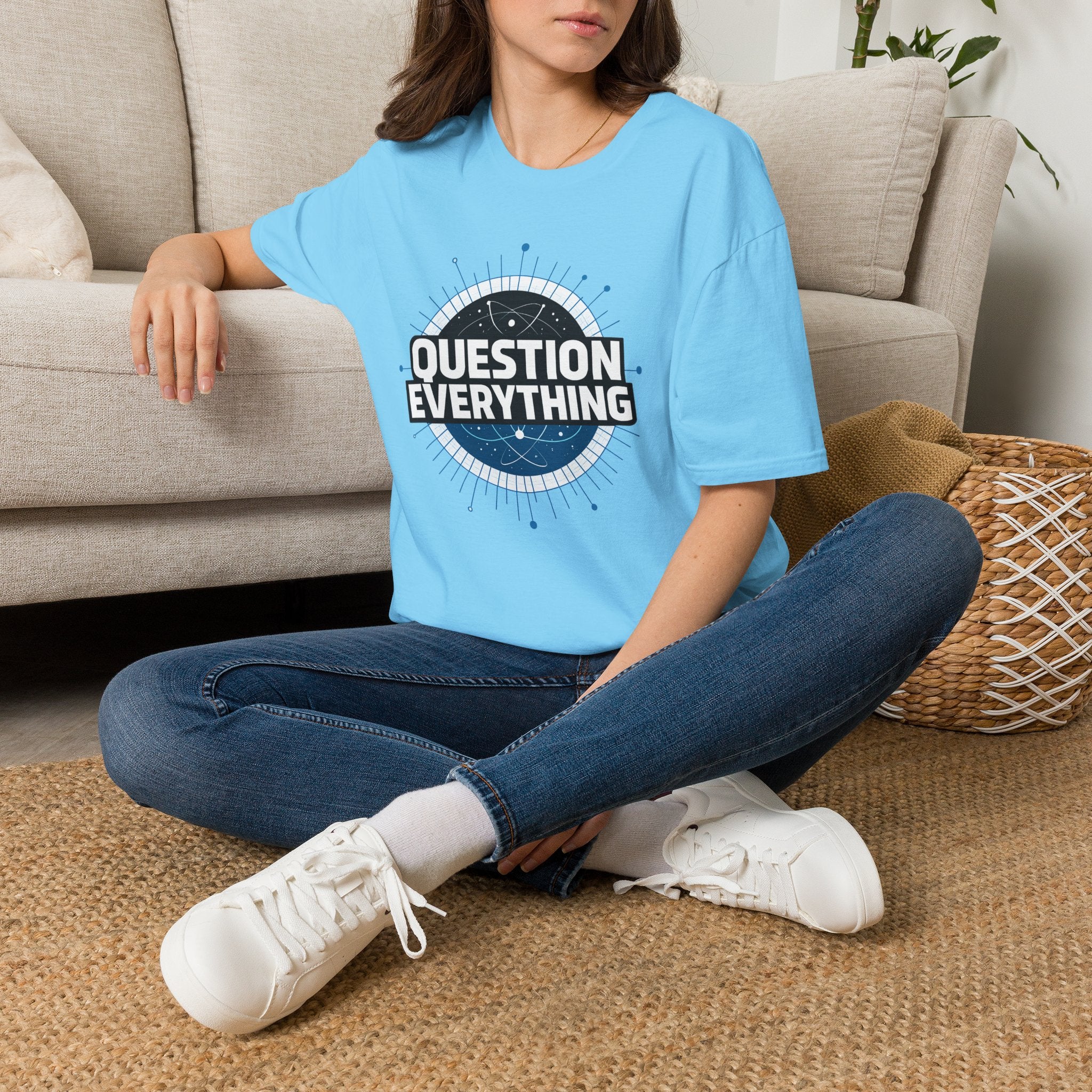 Question Everything T-Shirt — Skeptic Science Graphic Tee