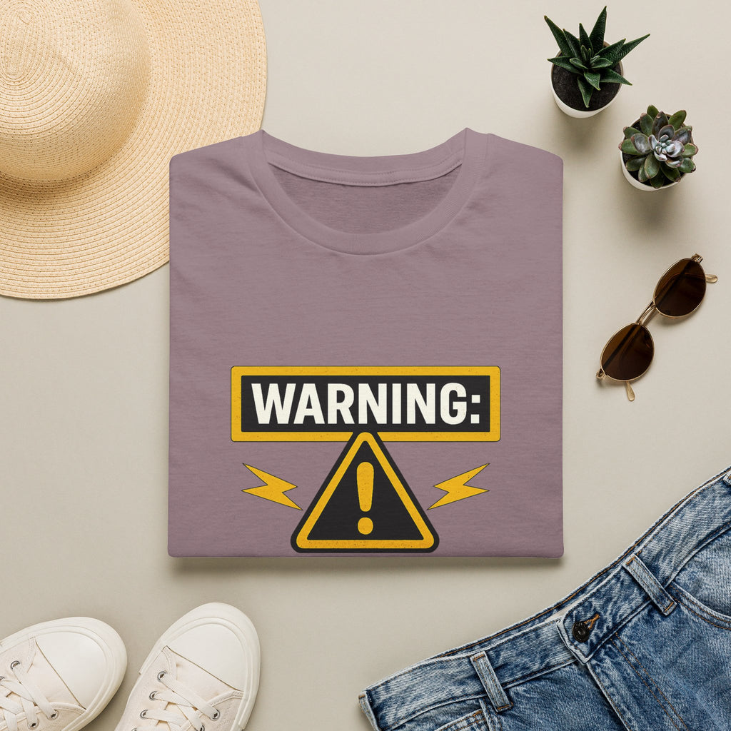 Warning: Highly Reactive Element T-Shirt — Funny Science Hazard Graphic Tee