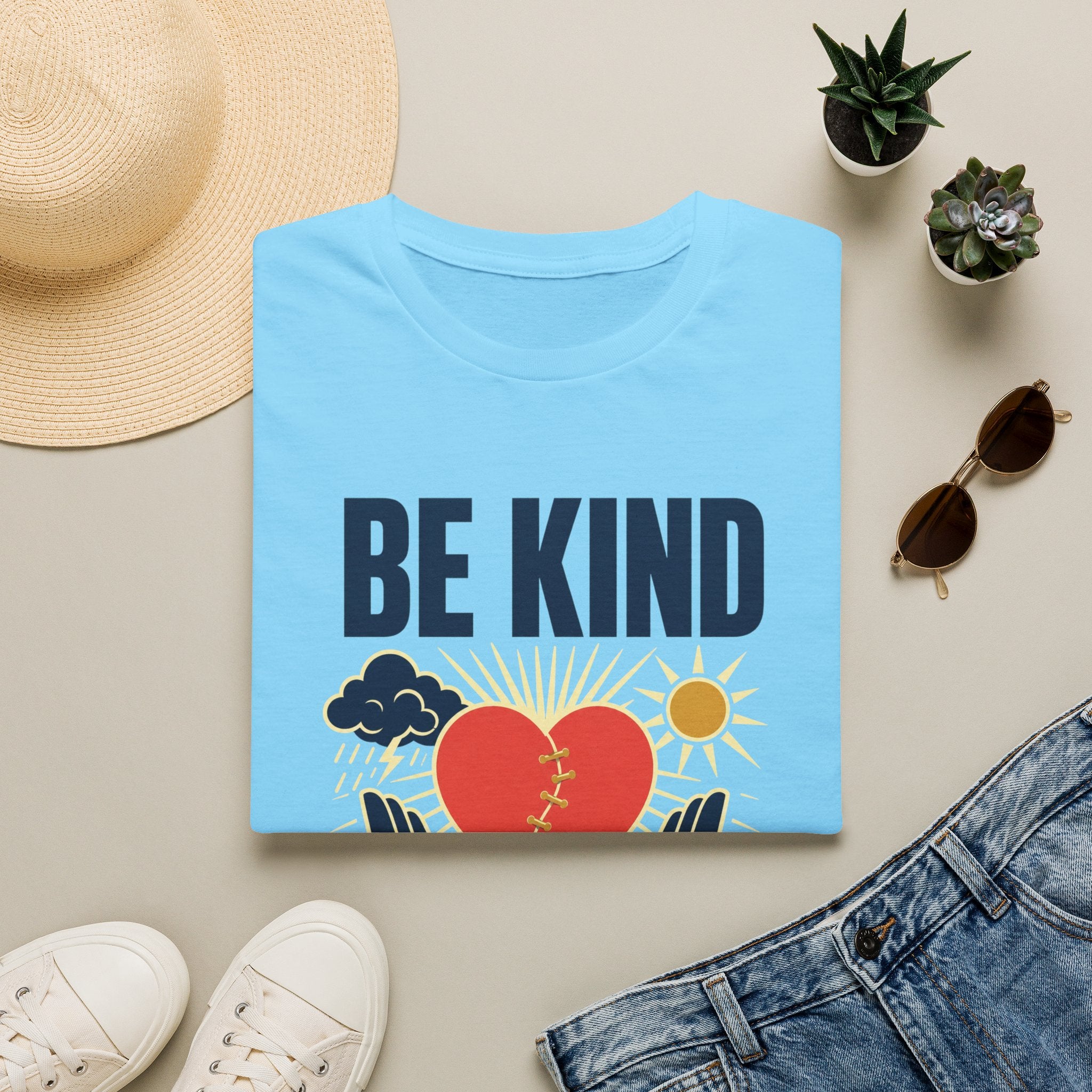 Be Kind T-Shirt — 'Everyone Is Fighting Something' Inspirational Tee