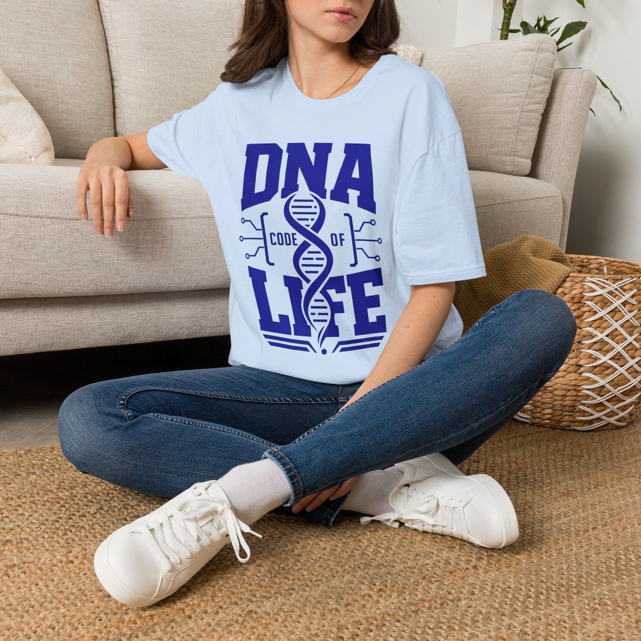 DNA Code of Life T-Shirt — Genetics Science Graphic Tee
